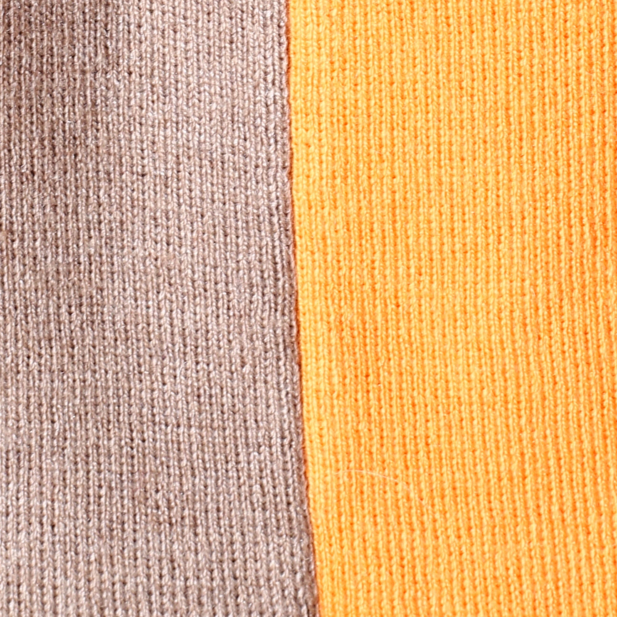 No:WHT24FKN4031_ORANGE | Name:color block knit | Color:Orange【WHYTO_ホワイト】【入荷予定アイテム・入荷連絡可能】