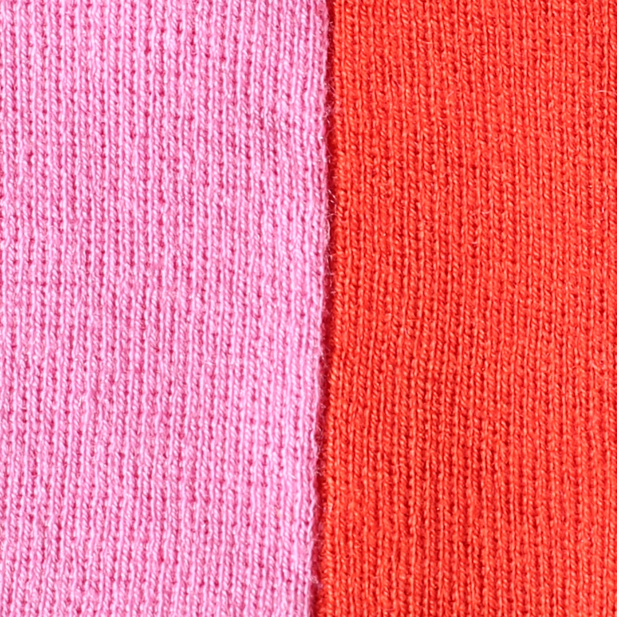 No:WHT24FKN4031_PINK | Name:color block knit | Color:Pink【WHYTO_ホワイト】【入荷予定アイテム・入荷連絡可能】