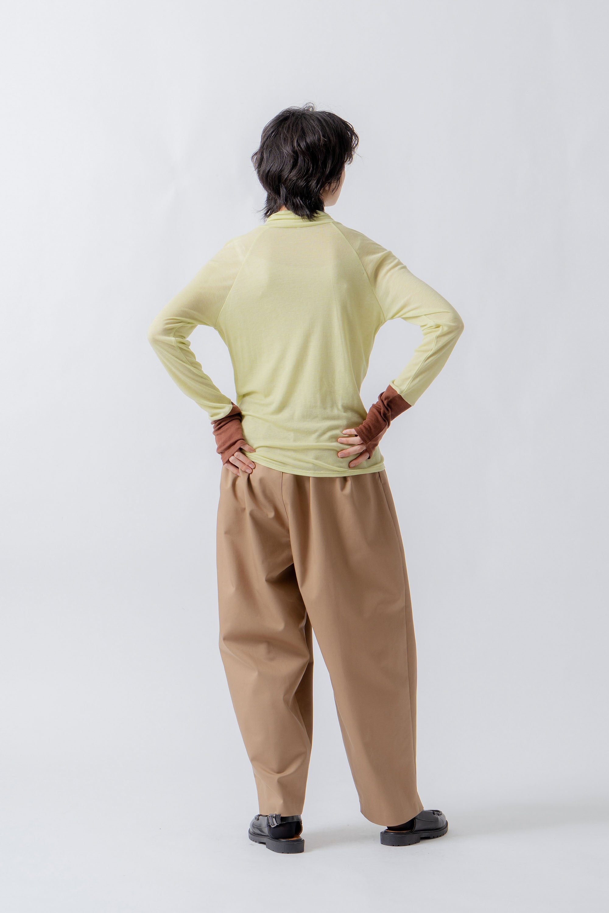 front button turtleneck – Lime | WHYTO | 入荷予定アイテム