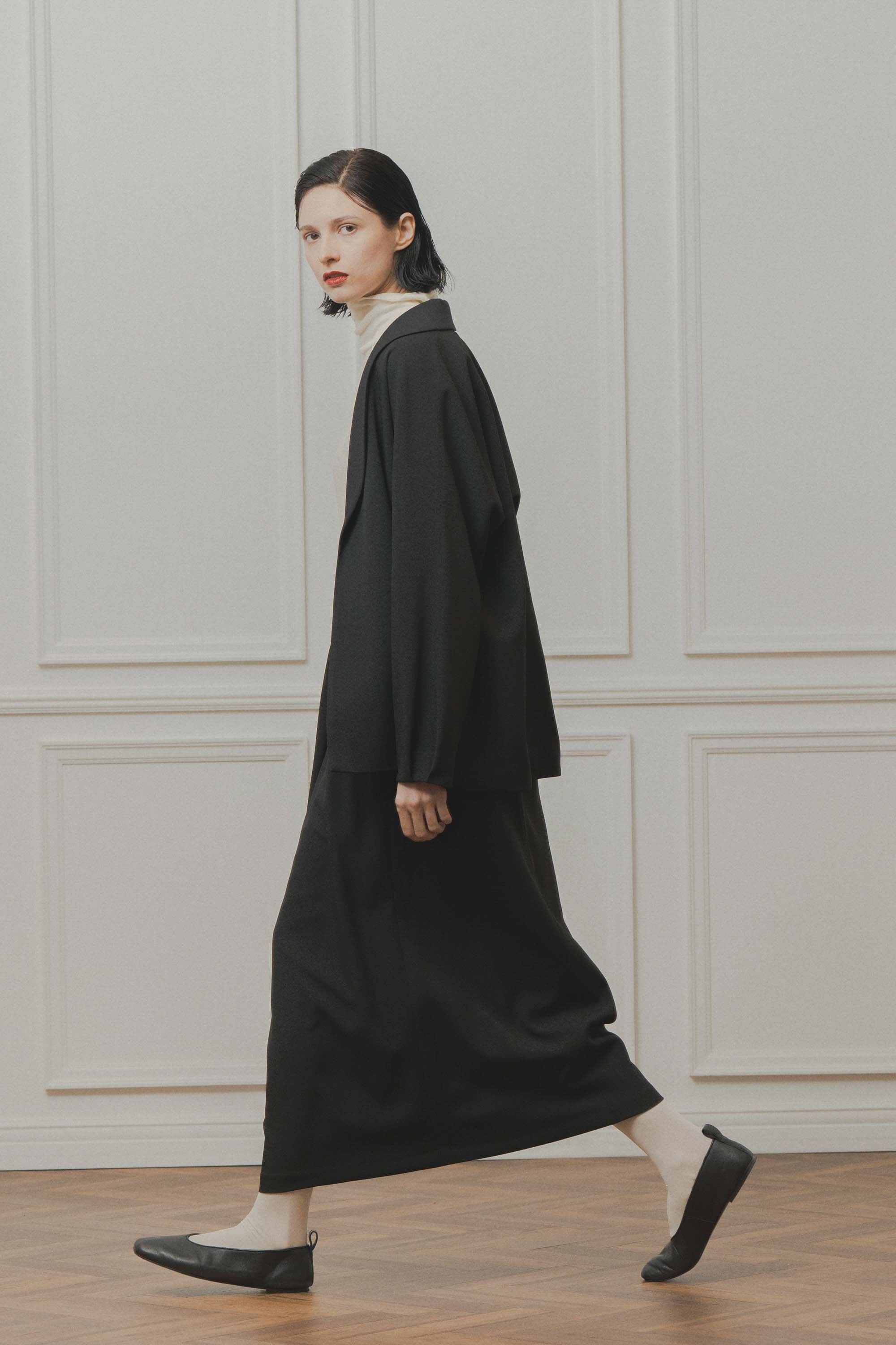 dolman sleeve tailored jacket – Black | WHYTO | 入荷予定アイテム