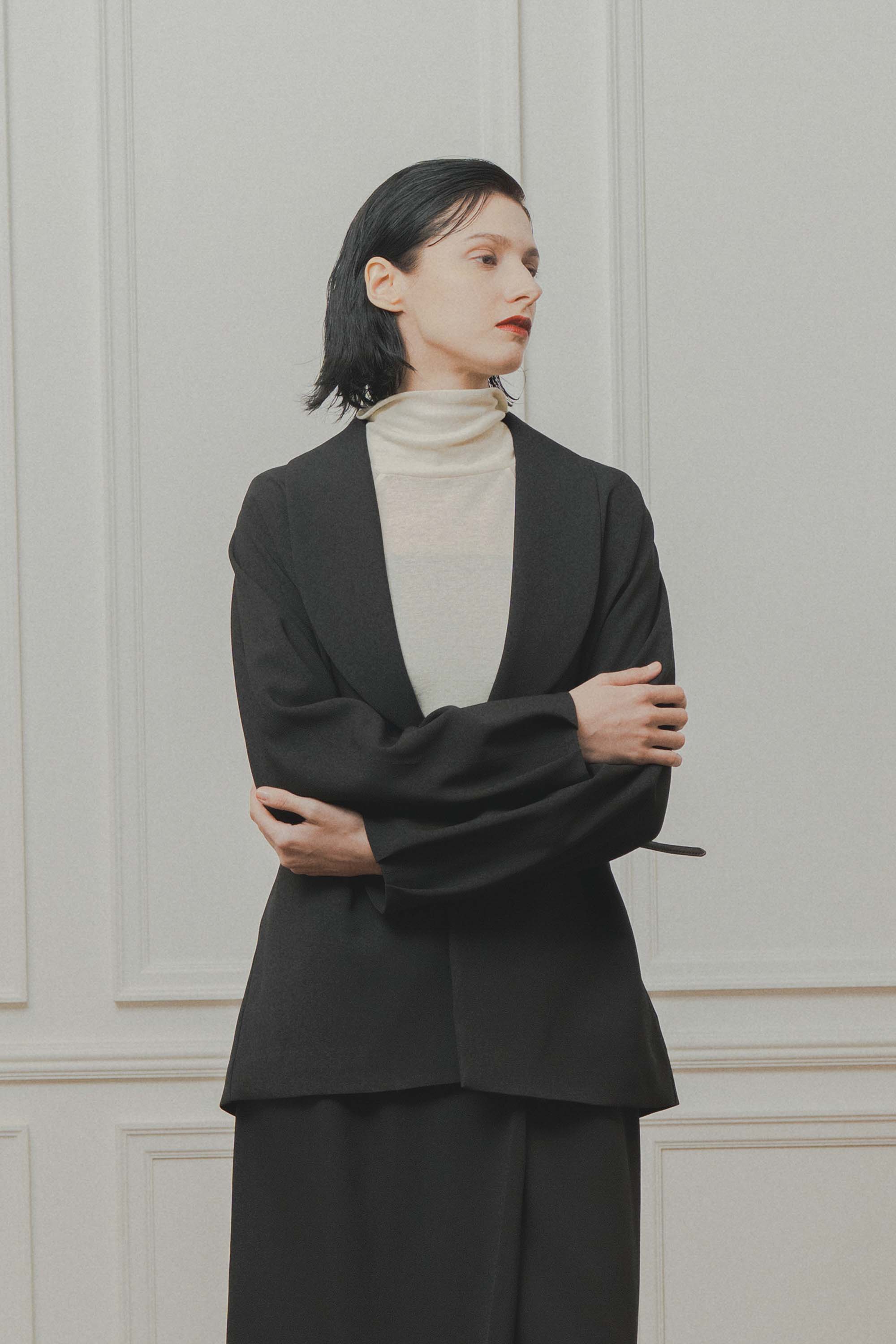 dolman sleeve tailored jacket – Black | WHYTO | 入荷予定アイテム
