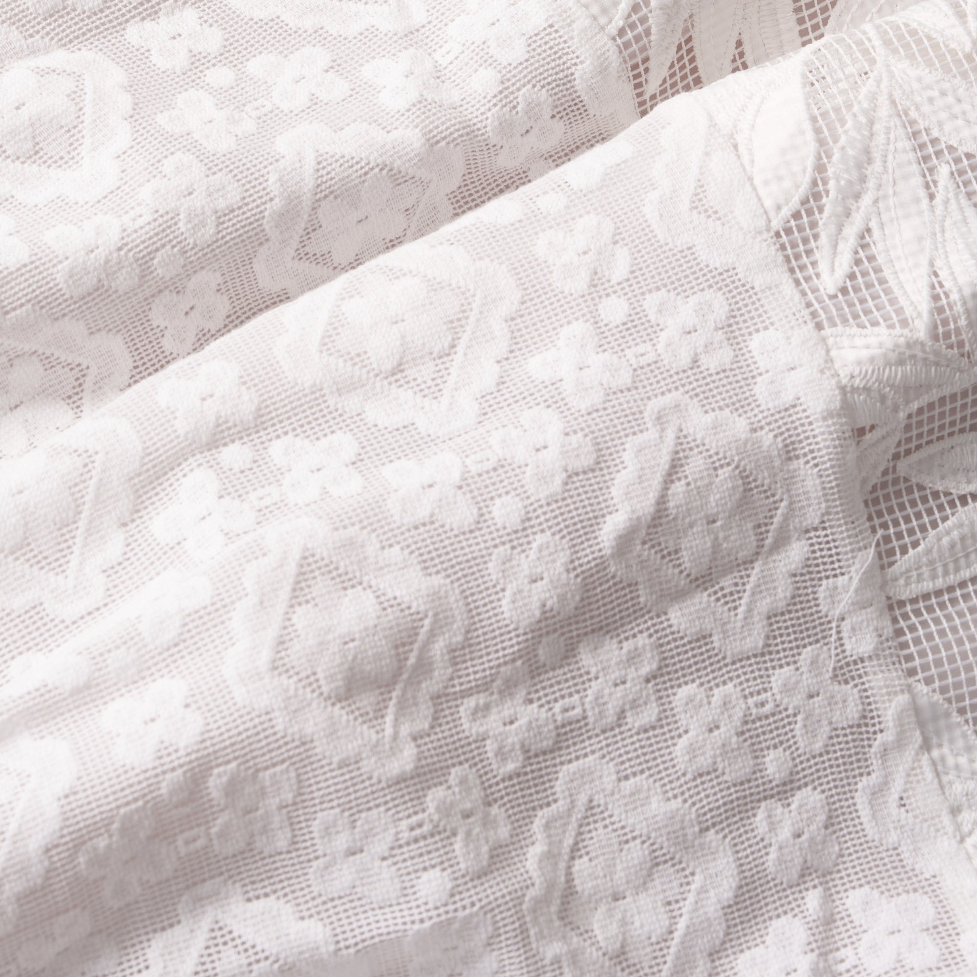 lace combination pants | Color_Off White | No_WHT26HPT4063_Off White【WHYTO_ホワイト】【入荷予定アイテム・入荷連絡可能】