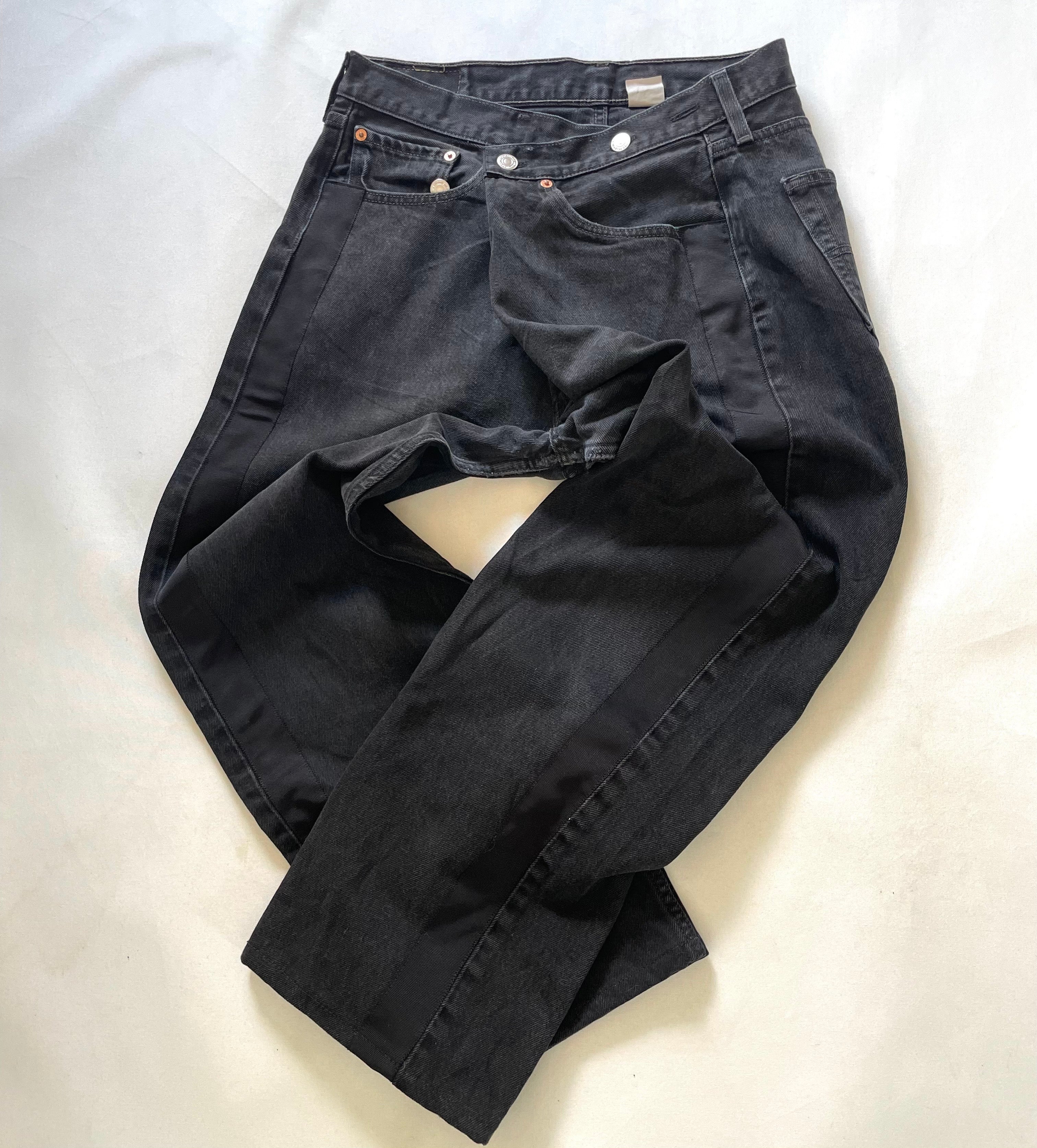 YP15TY_Blk | DEFORMED PANTS | Color:Blk【YOUSED_ユーズド】【入荷予定アイテム・入荷連絡可能】