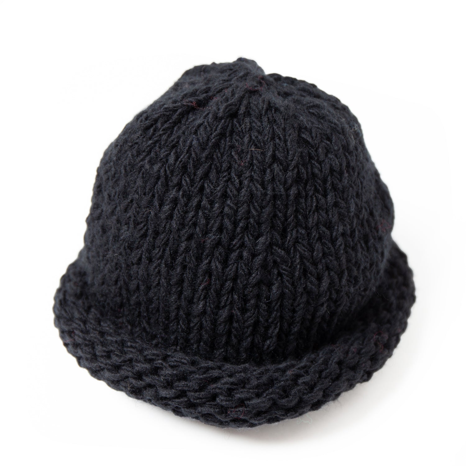No:IA-24-106_BLACK | Name:Roll Knit Cap | Color:Black【INDIETRO ASSOCIATION】【入荷予定アイテム・入荷連絡可能】
