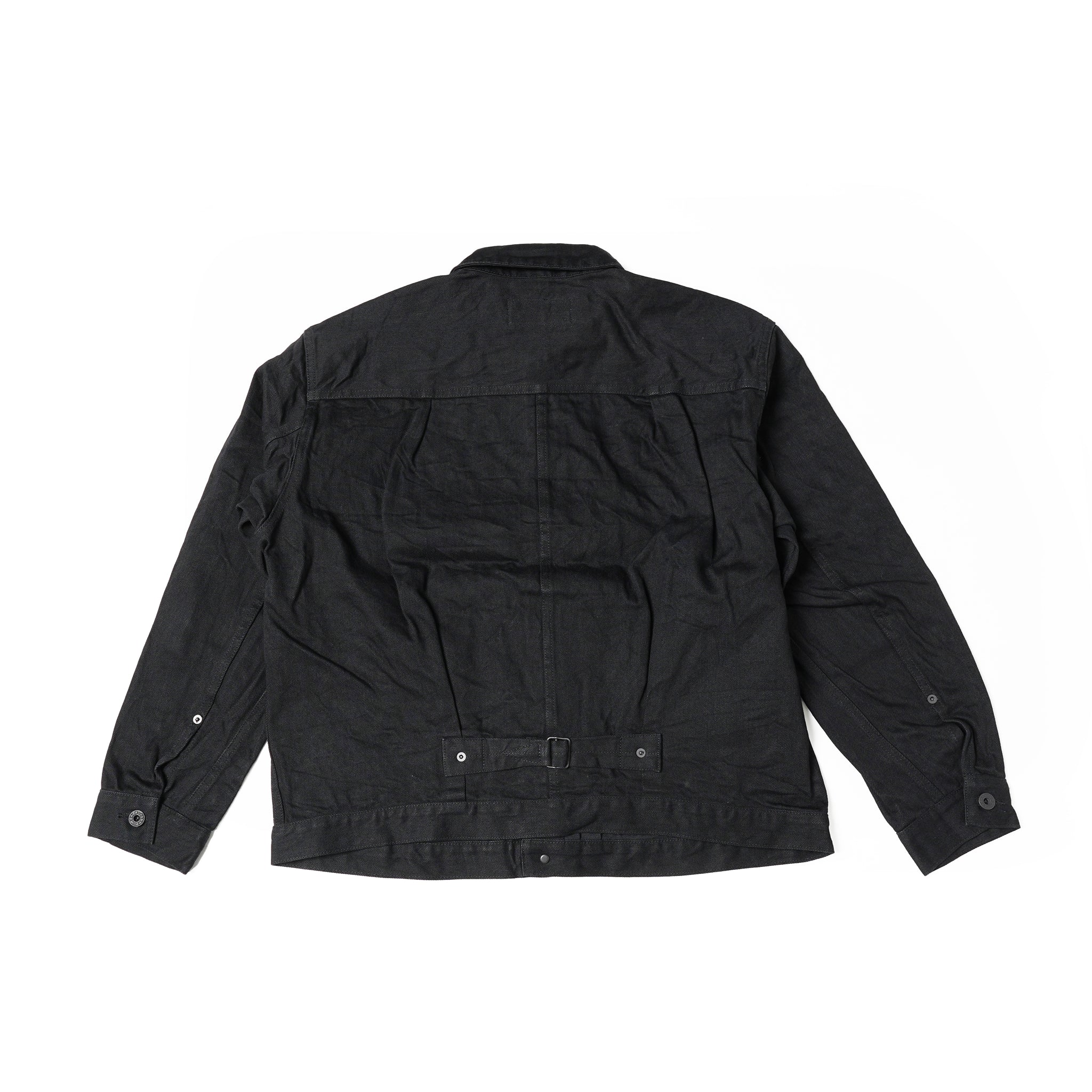 No:AD00234a | Name:denim tracker jacket | Color:Blk【ADAN_アダン】
