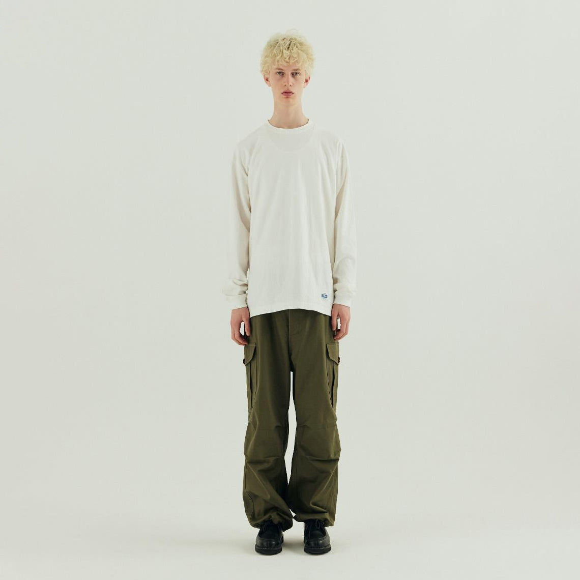 AM-2453006_Ecru | Honeycomb LS Tee | Color:Ecru【ARMY TWILL_アーミーツイル】