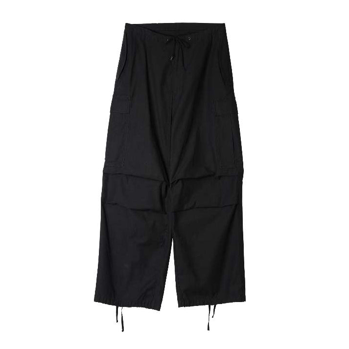 AM-2455001_Black | Back Satin Cargo Pants | Color:Black【ARMY TWILL_アーミーツイル】