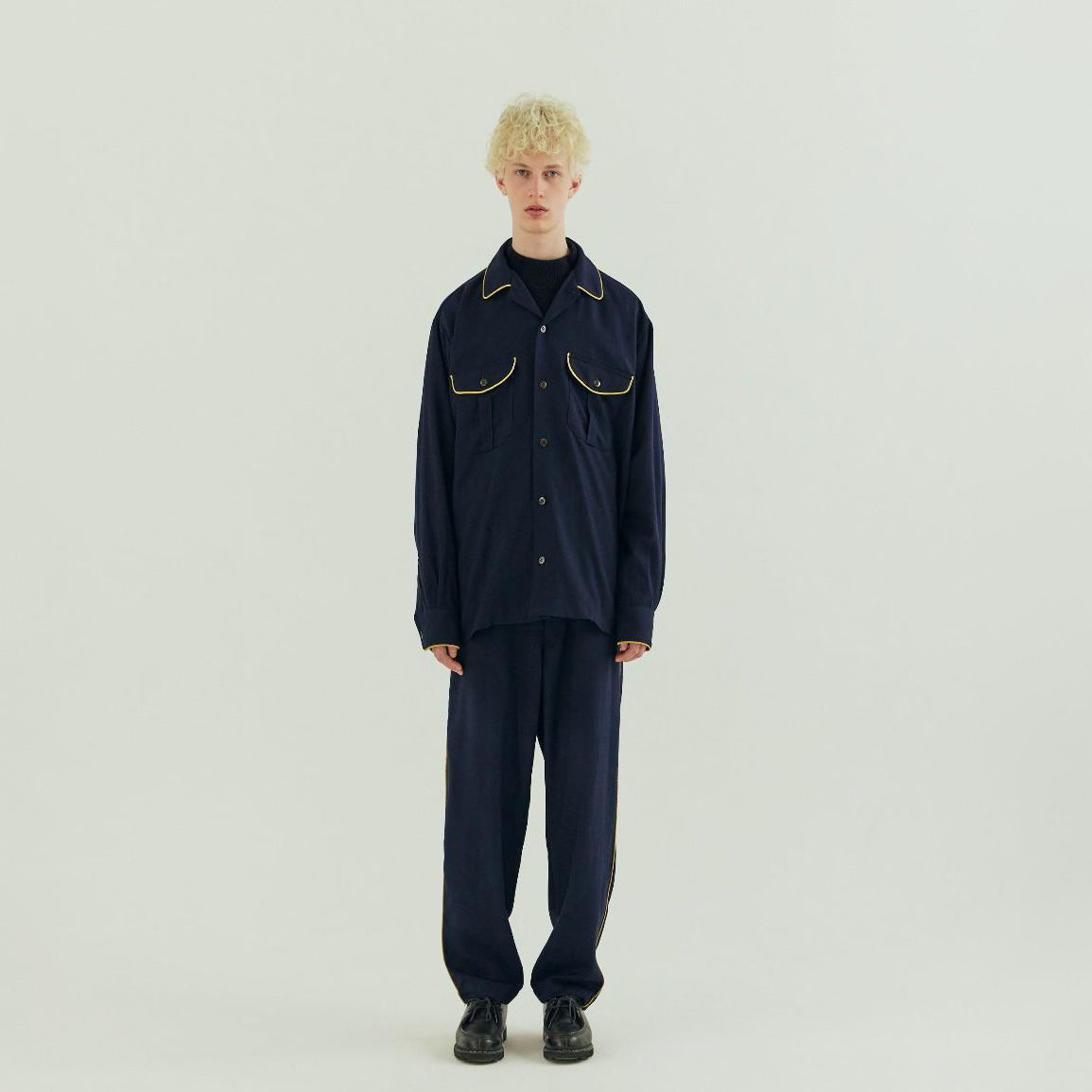 AM-2455002_Navy | TR Parade Pants | Color:Navy【ARMY TWILL_アーミーツイル】