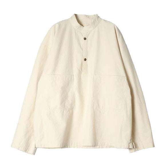 AM-2457004_Ecru | Back Satin Smock | Color:Ecru【ARMY TWILL_アーミーツイル】