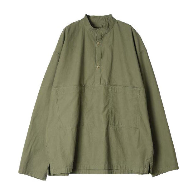 AM-2457004_Khaki | Back Satin Smock | Color:Khaki【ARMY TWILL_アーミーツイル】