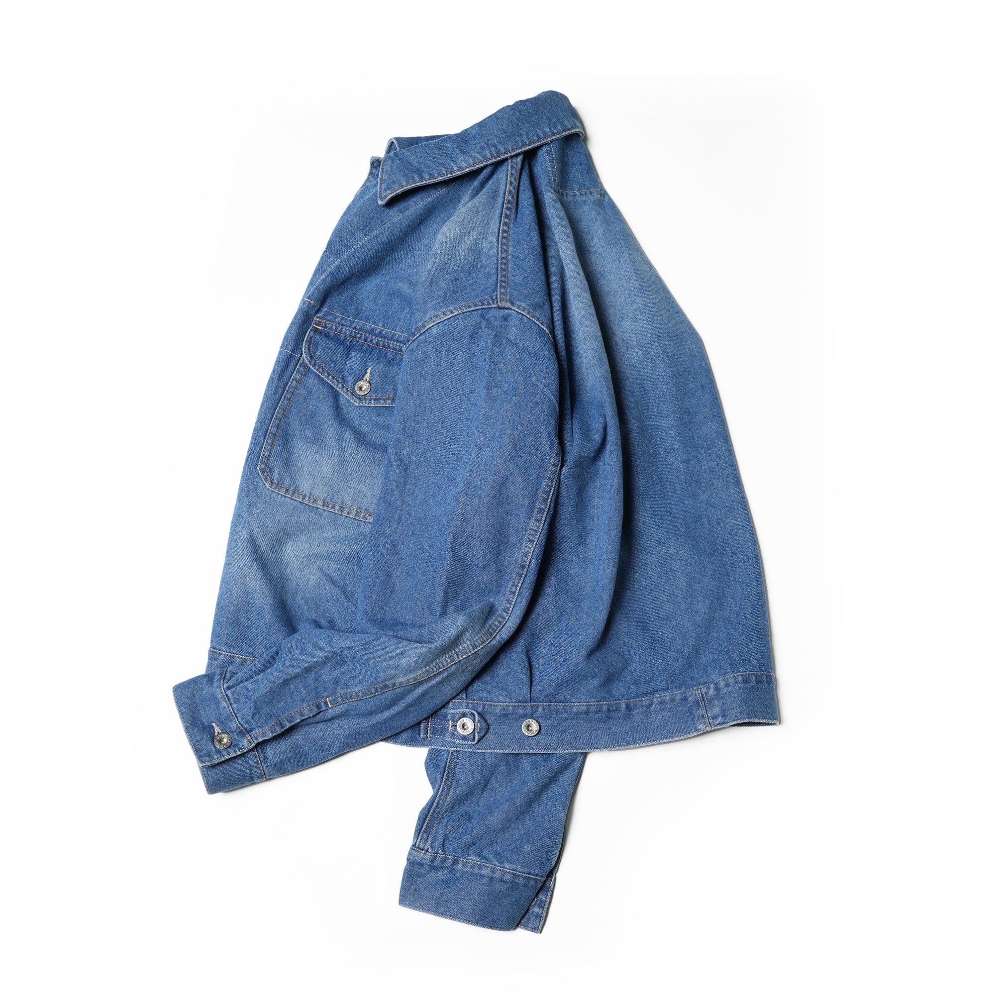 AM-2414005 | 10OZ Denim Jacket | Color:Blue/Charcoal【ARMYTWILL_アーミーツイル】