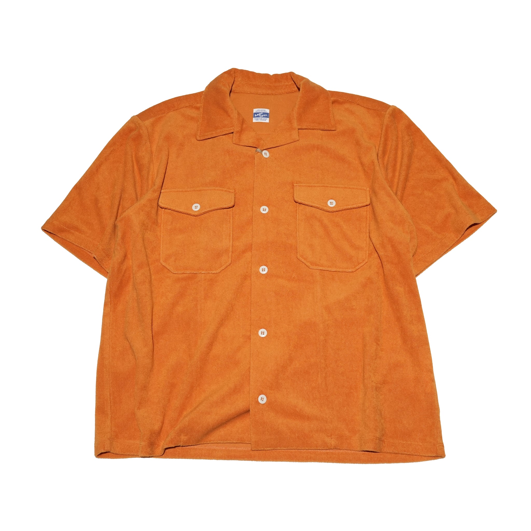 AM-2417010 | Pile Utility Shirt | Color:Blue/Orange【ARMYTWILL_アーミーツイル】