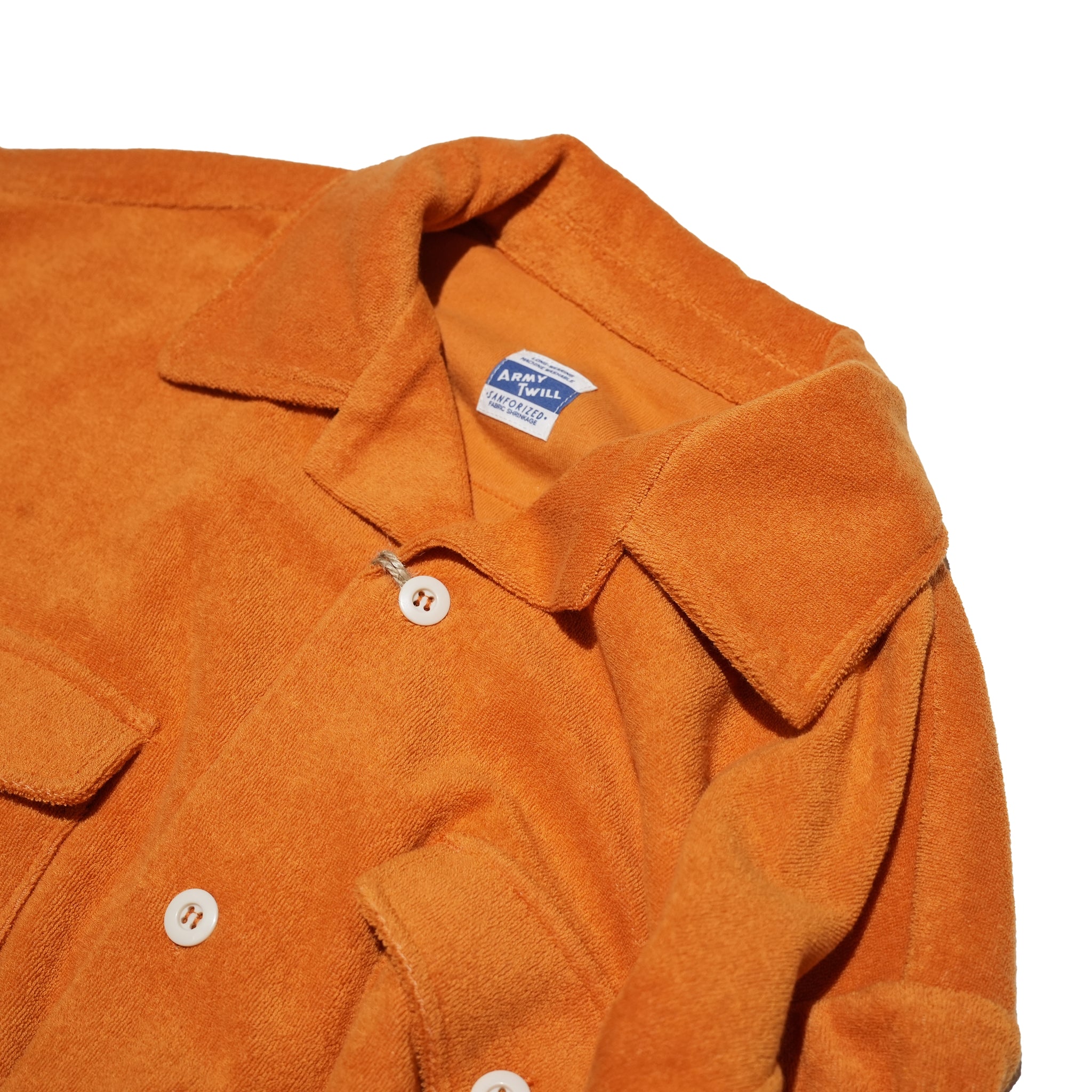 AM-2417010 | Pile Utility Shirt | Color:Blue/Orange【ARMYTWILL_アーミーツイル】