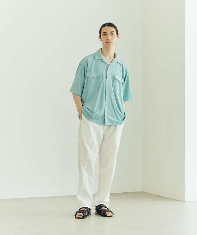 AM-2417010 | Pile Utility Shirt | Color:Blue/Orange【ARMYTWILL_アーミーツイル】