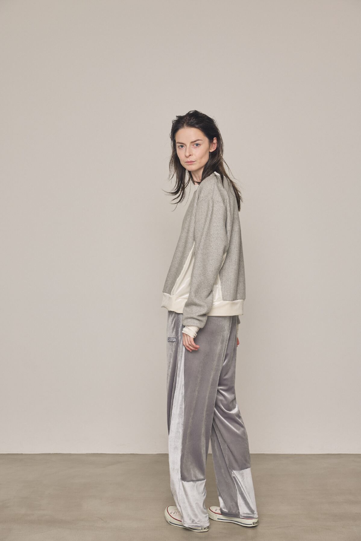 ニットコール＆ベロアトップス – White | 2601KT101_White | LOOPER