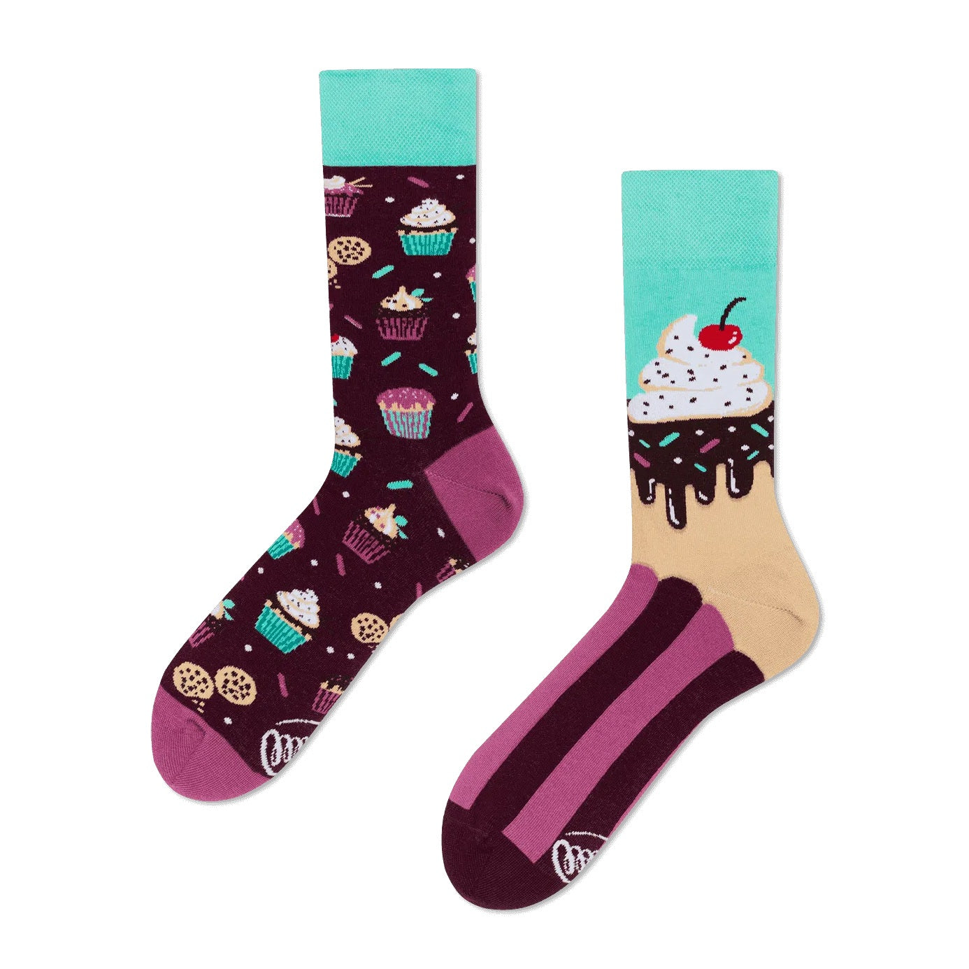 many mornings reguler socks  / The Cupcake / 【MANY MORNINGS_メニ―モーニングス】【ネコポス選択可能】
