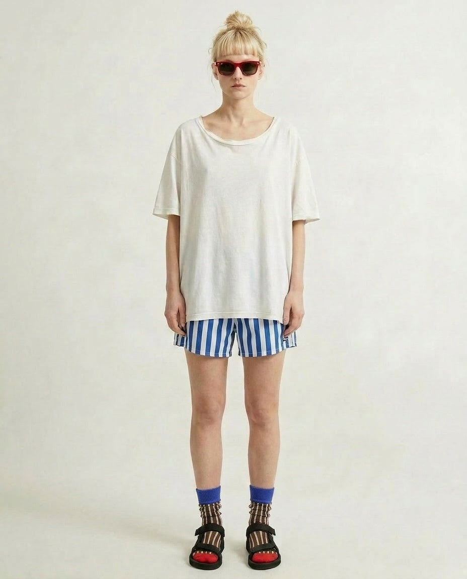 Cotton Needle-Out Socks | Stripes – 4 Colors | DECKA QUALITY SOCKS | SHOWATABÉ【ネコポス選択可能】