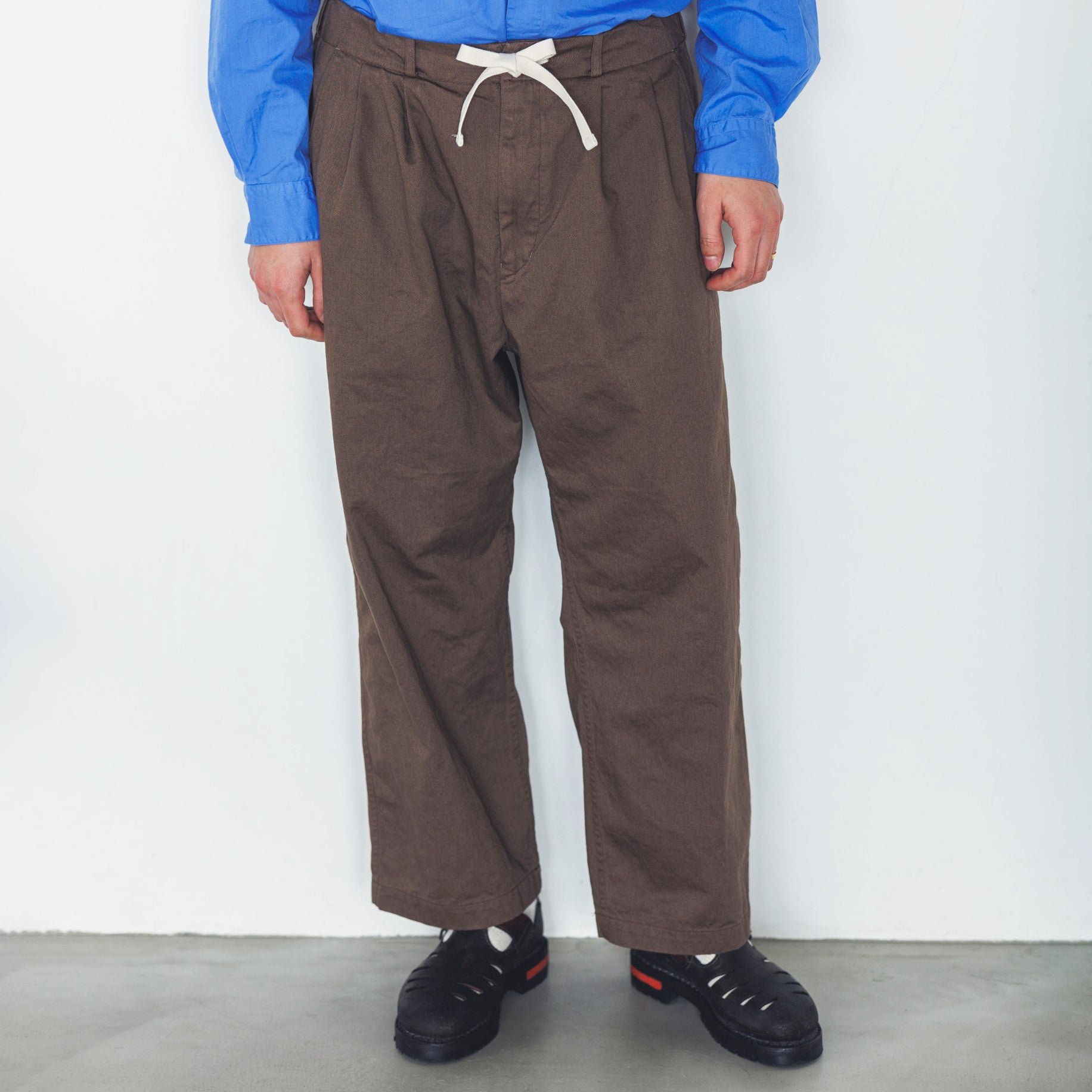 No:BE-03_BROWN | Name:BAGS EASY PANTS-VINTAGE CHINO | Color:Brown【CATTA_カッタ】【入荷予定アイテム・入荷連絡可能】