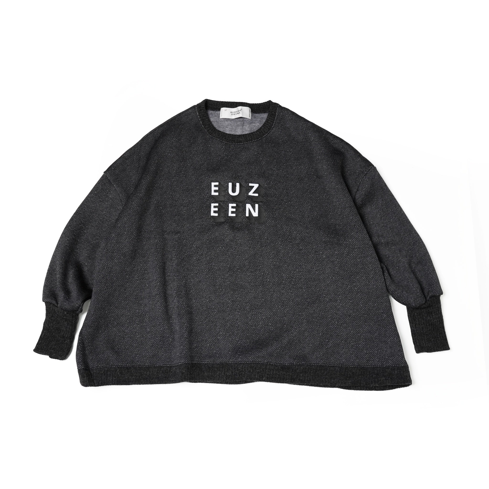 No:bsd23AW-28Cb | Name:Home Sweater Pullover/EUZEEN | Color:Black【BEDSIDEDRAMA_ベッドサイドドラマ】