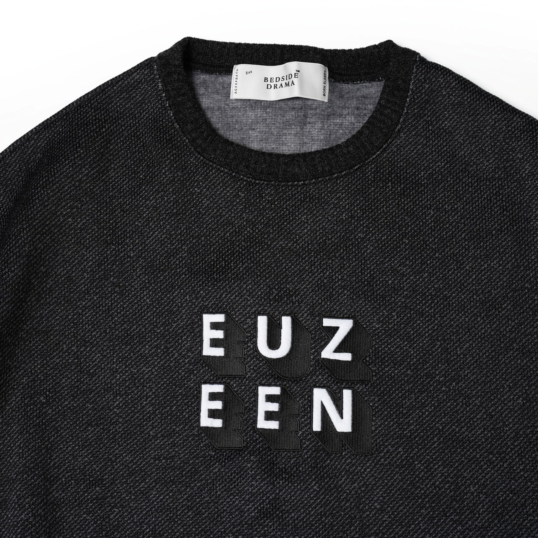 No:bsd23AW-28Cb | Name:Home Sweater Pullover/EUZEEN | Color:Black【BEDSIDEDRAMA_ベッドサイドドラマ】
