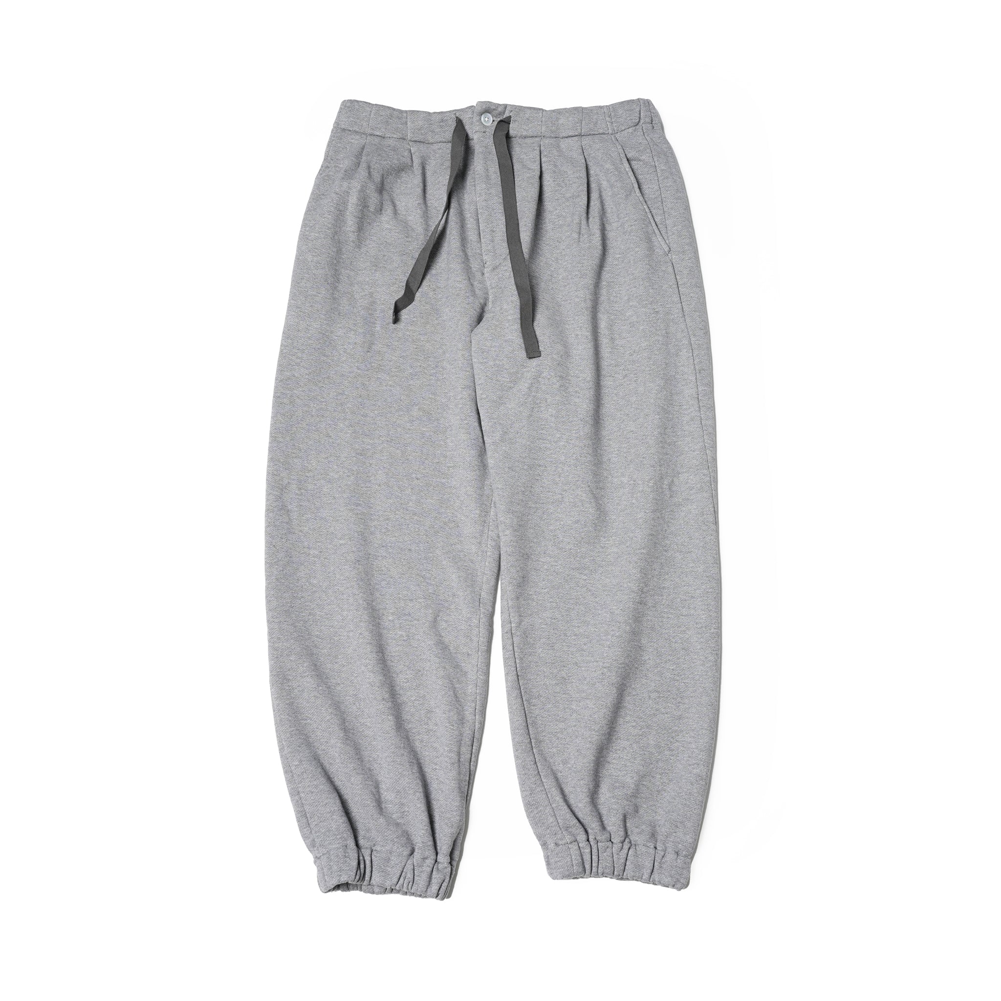 No:2023aw-BE-03 | Name:BAGS EASY PANTS-SWEAT | Color:Gray【CATTA_カッタ】
