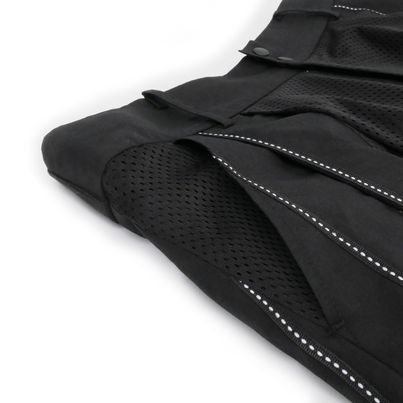 No:ACRS23-P02 Name:Functional Mesh Patchwork Baseball Shorts  | Color : Black | Size:FREE【(A)crypsis_エイクライプシス】【SEIVSON_セイヴソン】