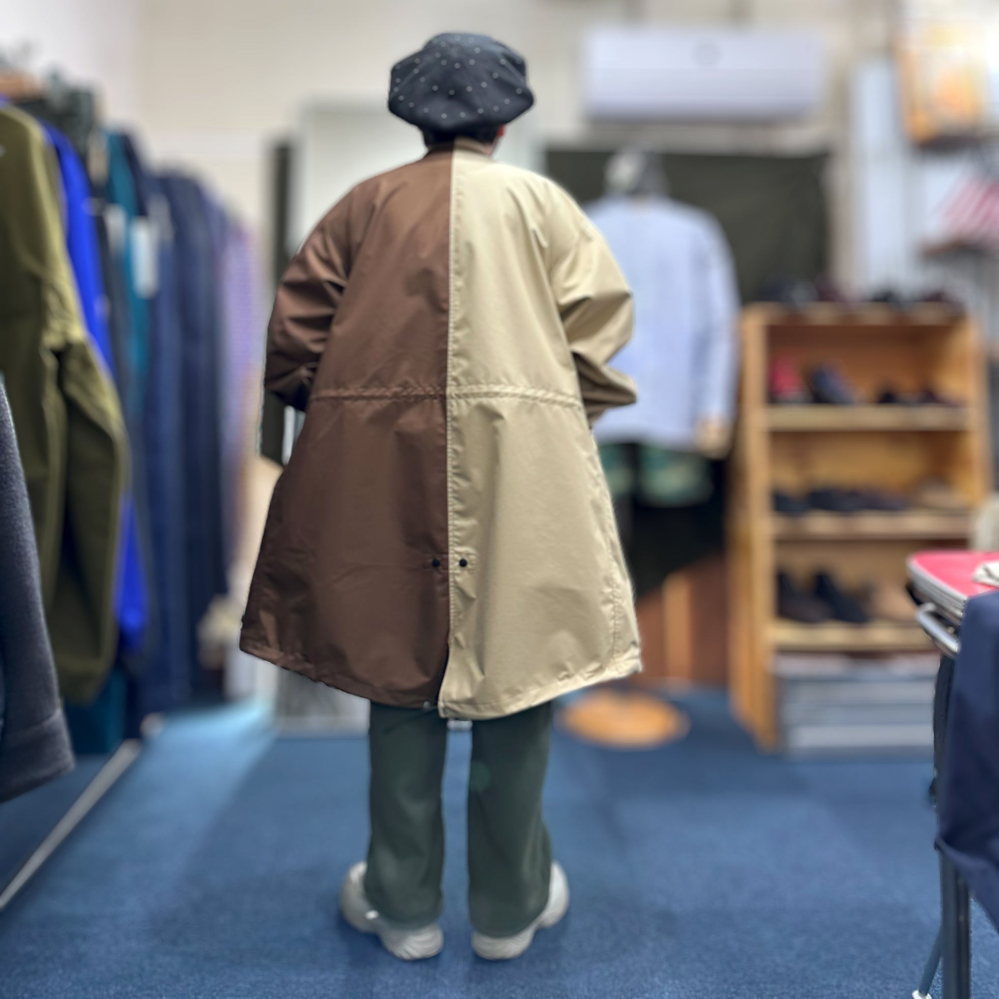No:PH24FW-006_Brown/Beige | Name:P.H. M. MOD’S COAT | Color:Brown/Beige【POWDERHORN MOUNTAINEERING_パウダーホーンマウンテニアリング】【入荷予定アイテム・入荷連絡可能】