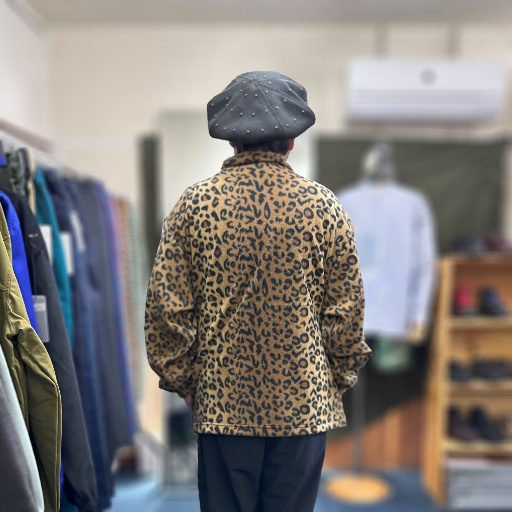 No:F48A_LEOPARD | Name:Fleece Full Zip | Color:Leopard【SPRING MOUNTAIN＿スプリングマウンテン】【入荷予定アイテム・入荷連絡可能】
