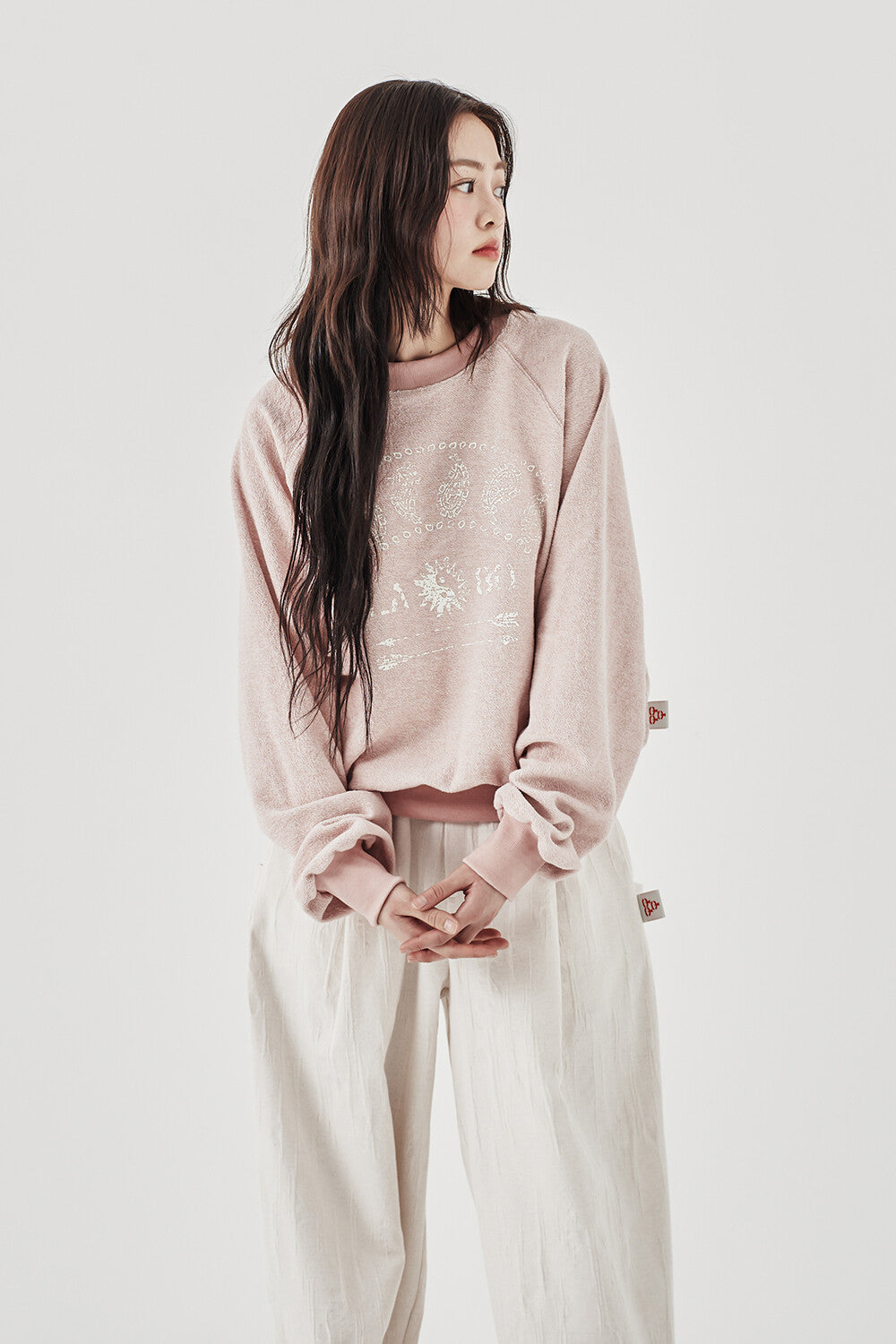 G61401_PST.PK | INSIDEOUT SWEAT SHIRT-PST.PK | Color:Pink【GORT_ゴート】