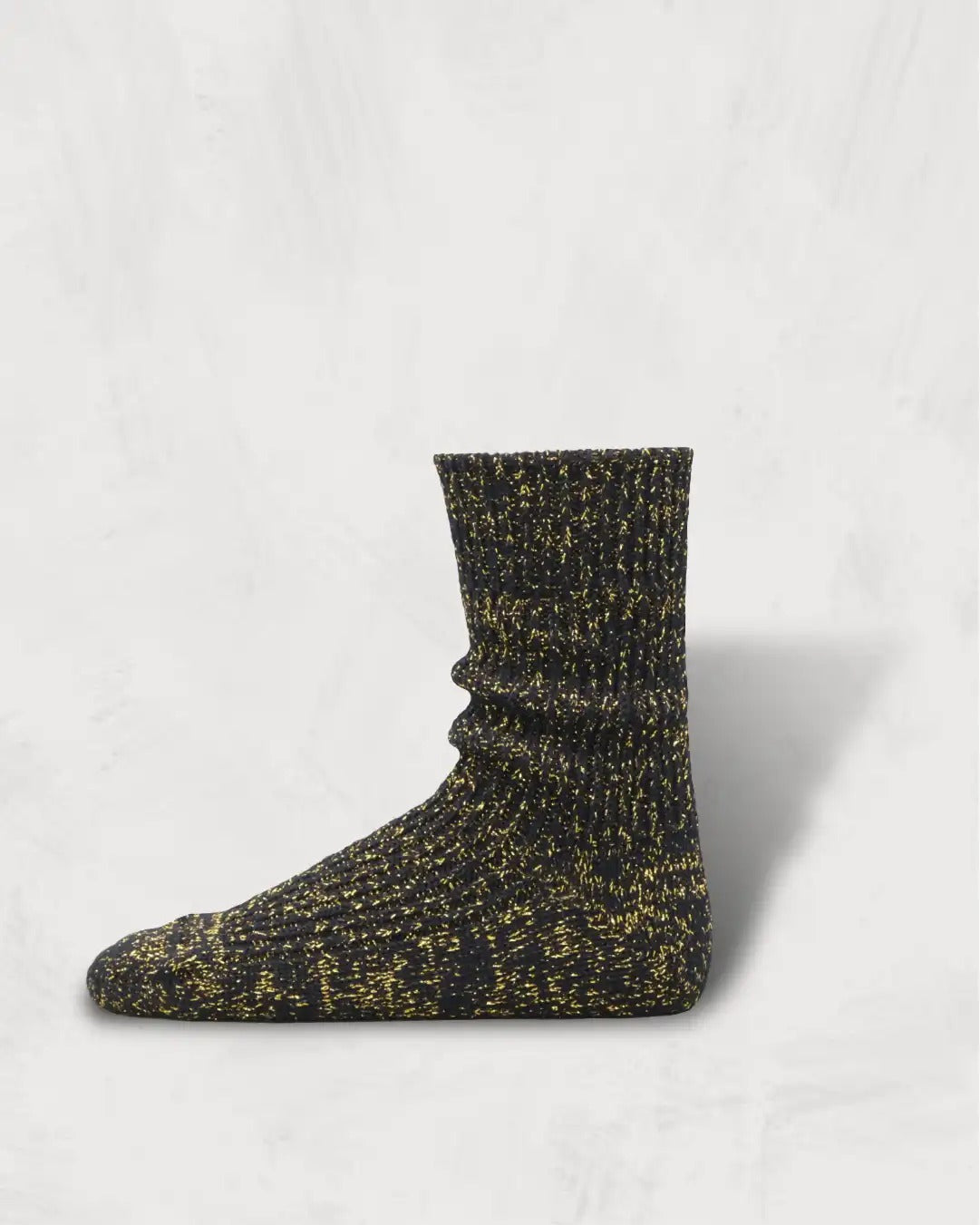 Heavyweight Glitter Ribbed Socks | Color:Red/Black  SW-24【DECKA QUALITY SOCKS_デカクオリティソックス】【SHOWATABÉ】【ネコポス選択可能】