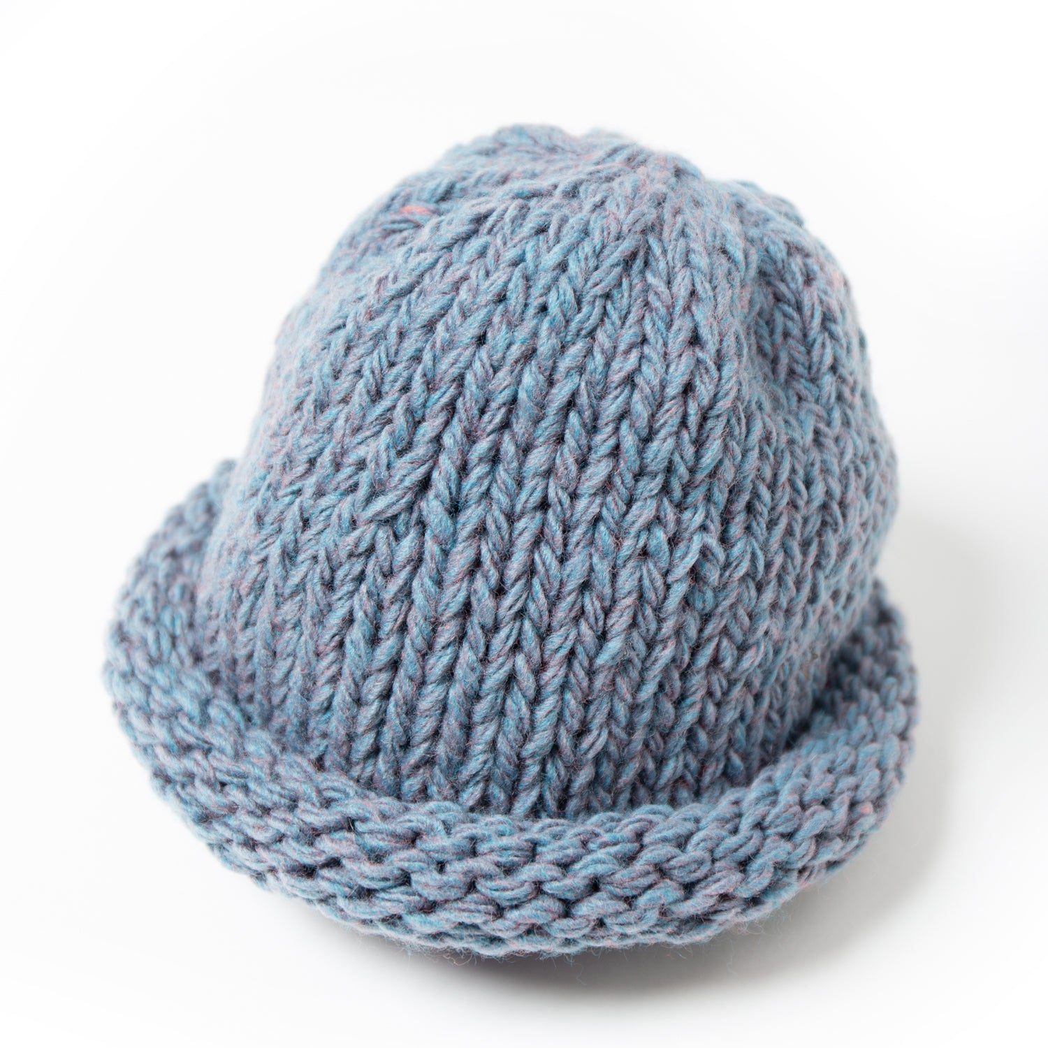 IA-24-106_LIGHT BLUE | Roll Knit Cap | Color:Light Blue【INDIETRO ASSOCIATION】