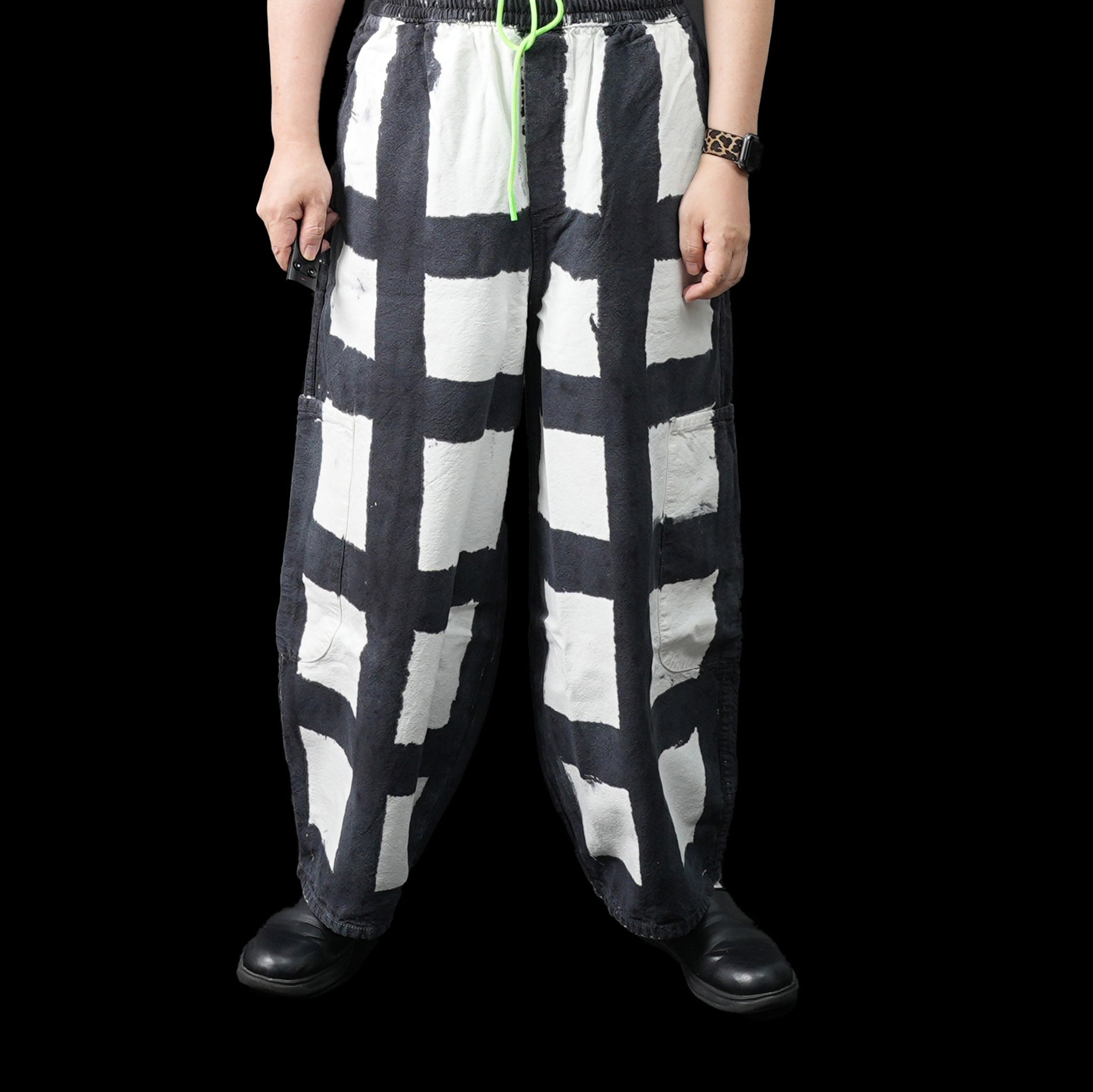 No:MC1-LICOCheck FW23 | Name:Chef Pant | Color:Licorice Check