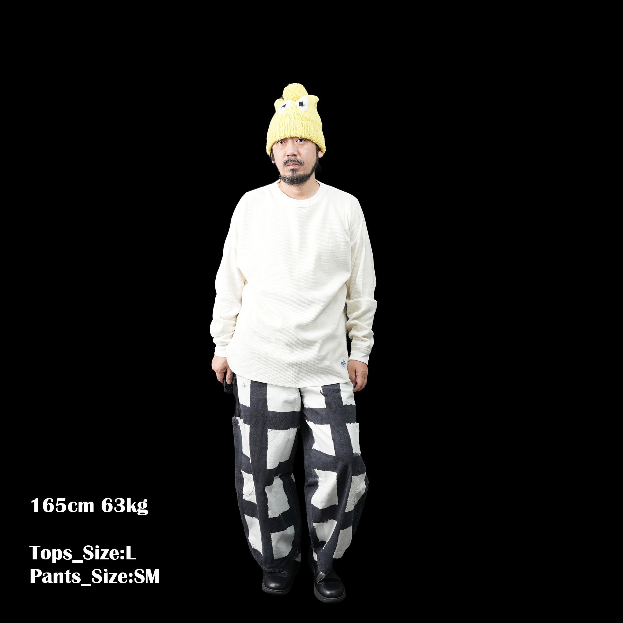 No:MC1-LICOCheck FW23 | Name:Chef Pant | Color:Licorice Check【MEALS CLOTHING_ミールズクロージング】
