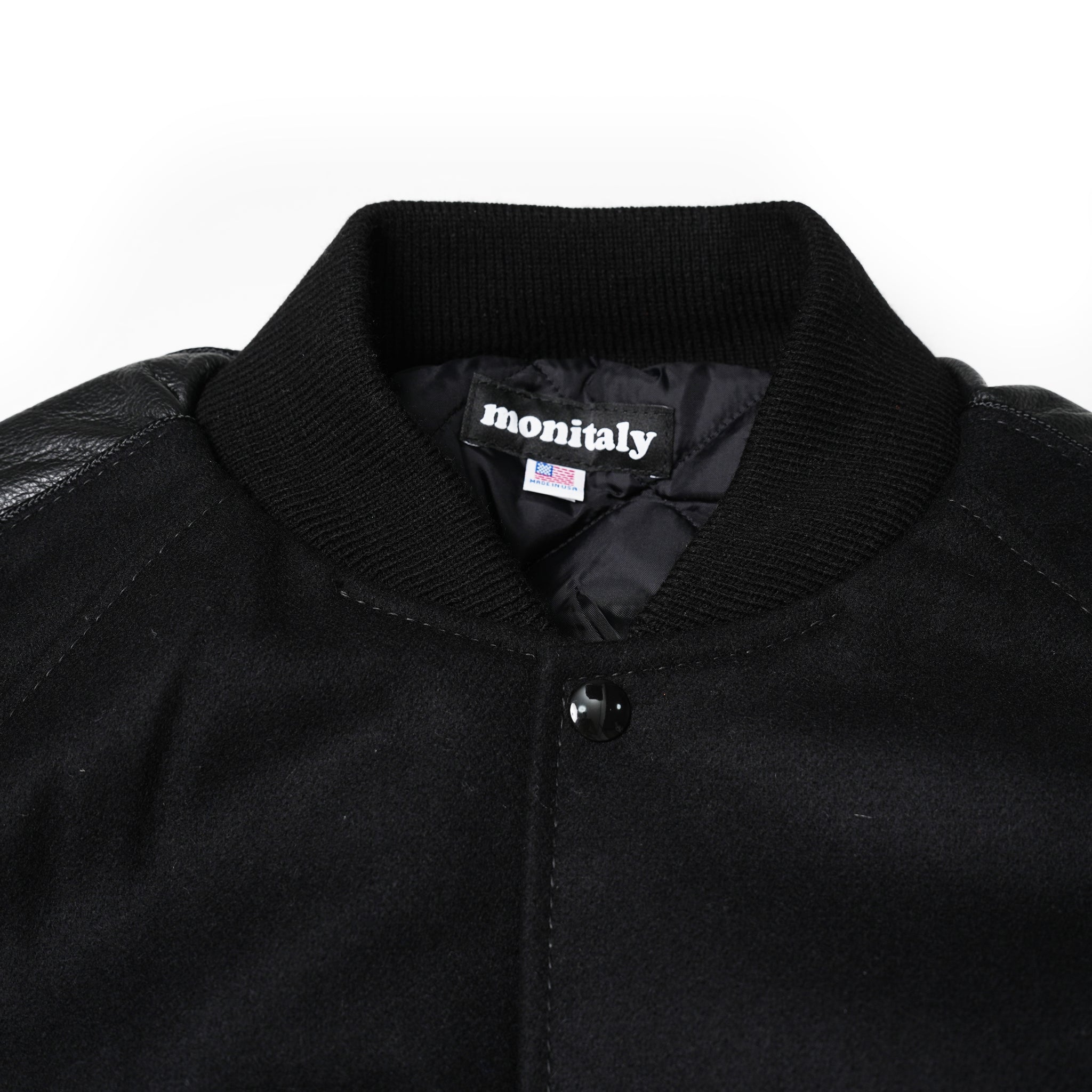 No:M32827-1 | Name:Club Jacket | Color:Wool #60 Black【MONITALY_モニタリー】