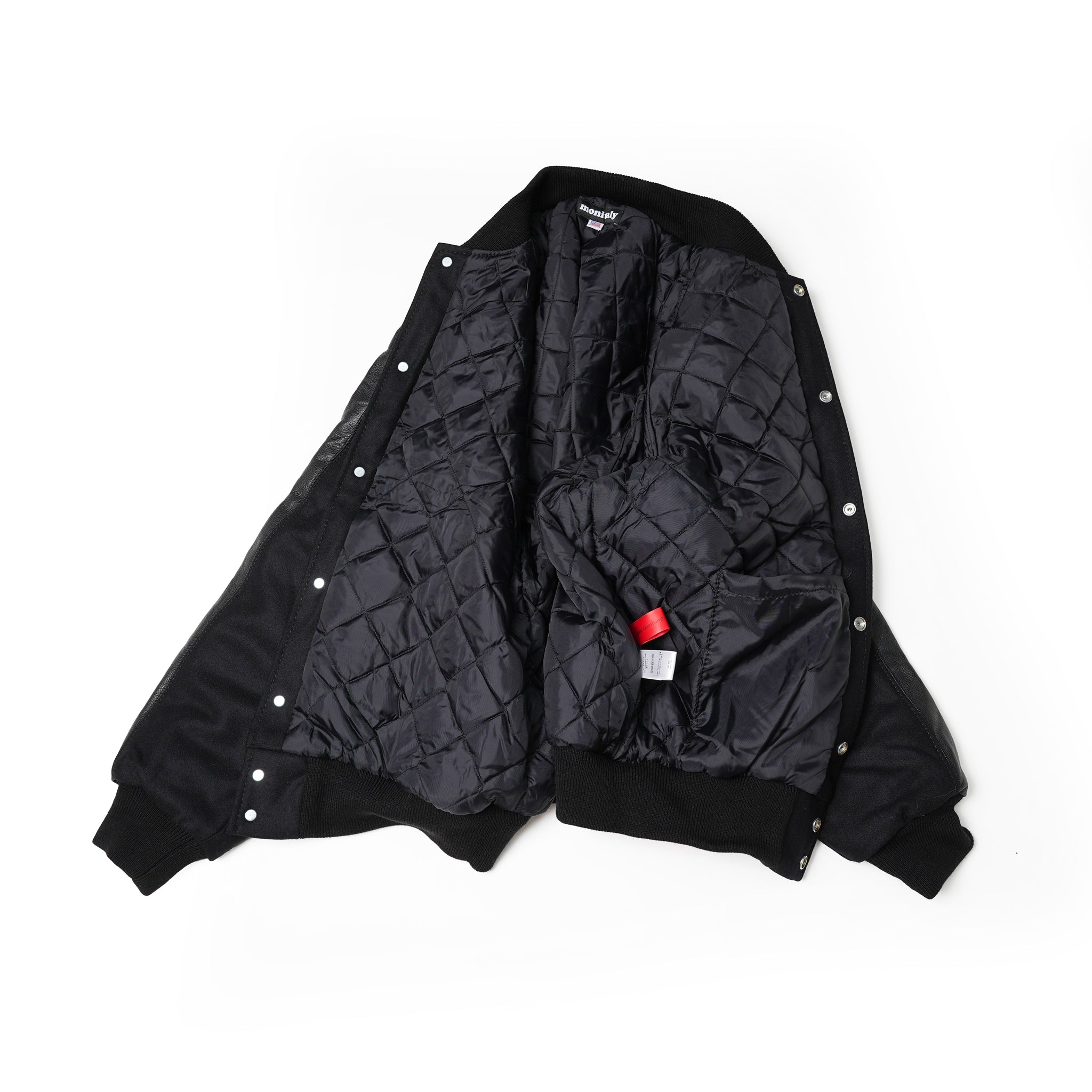 No:M32827-1 | Name:Club Jacket | Color:Wool #60 Black【MONITALY_ 