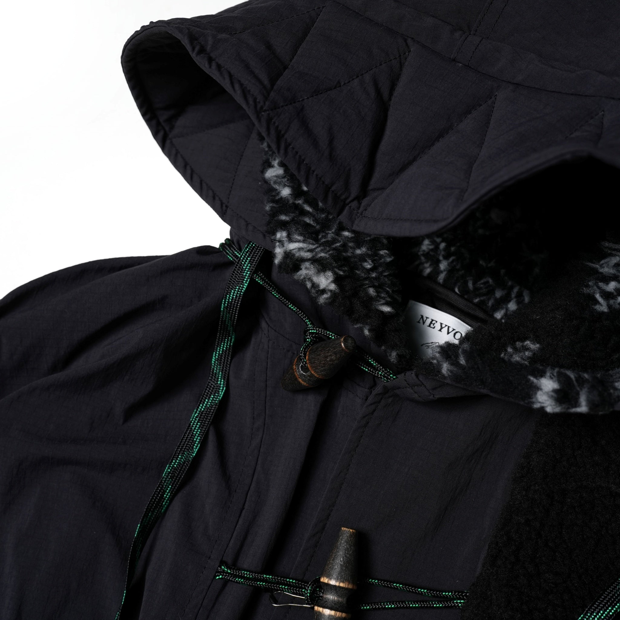 No:NV23AW-02 | Name:CORDURA® Outdoor Duffle Coat | Color:Black