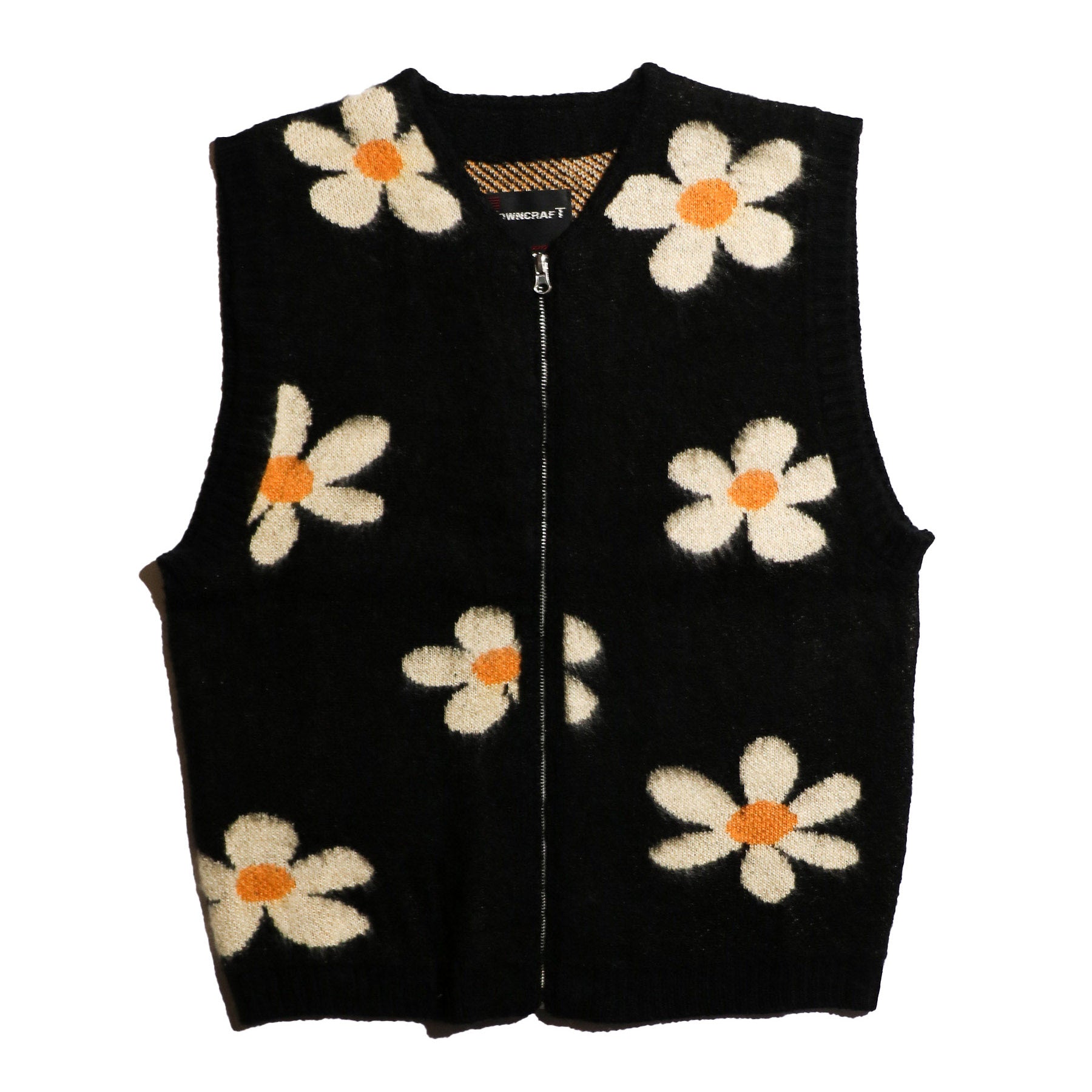 No:tc24f012_Flower | Name:Shaggy Vintage Pattern Zip Vest | Color:Flower【TOWNCRAFT_タウンクラフト】【入荷予定アイテム・入荷連絡可能】