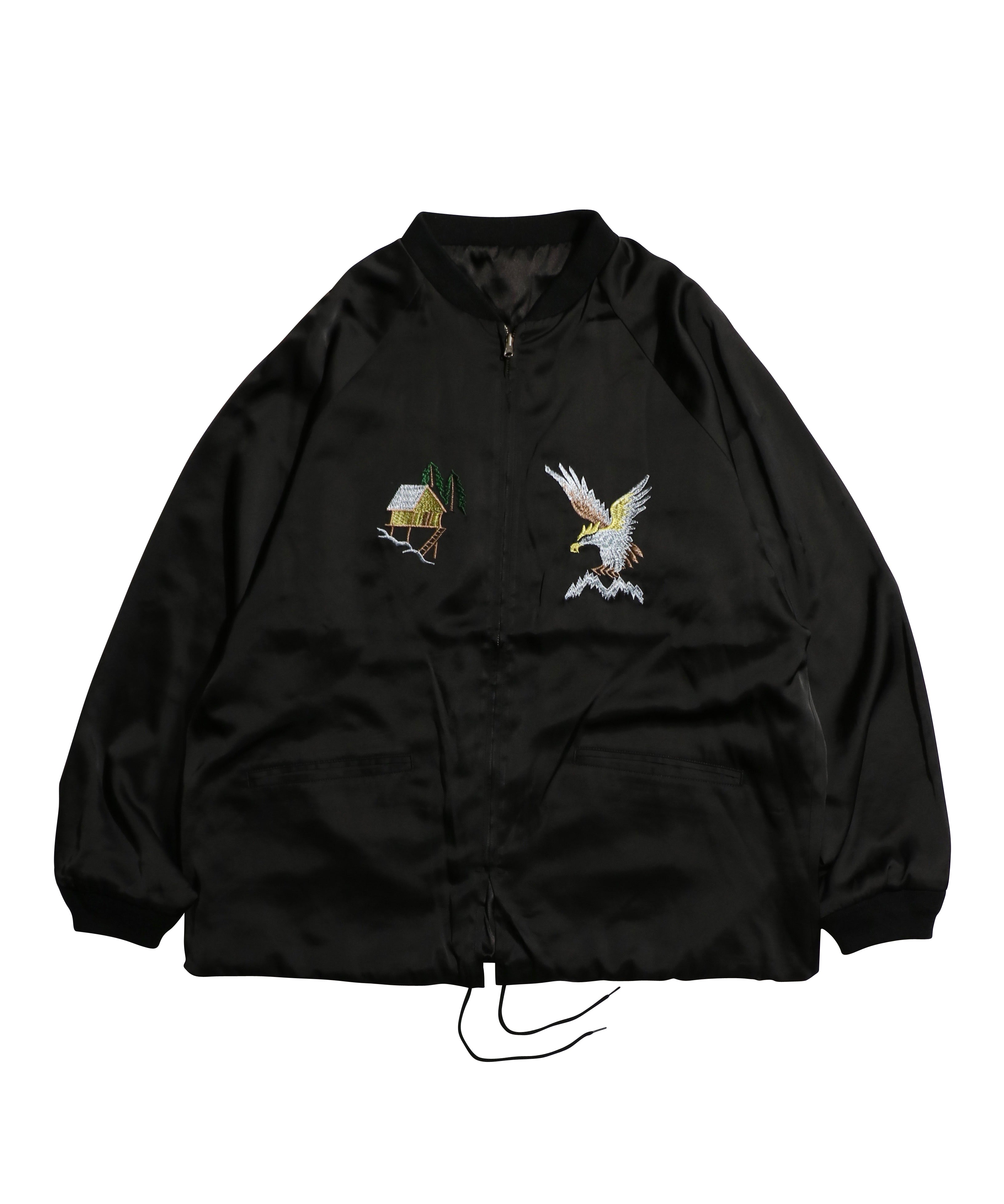 No:tl24s001 | Name:souver alaska jacket | Color:Black Sateen【THRIFTY LOOK_スリフティールック】【入荷予定アイテム・入荷連絡可能】