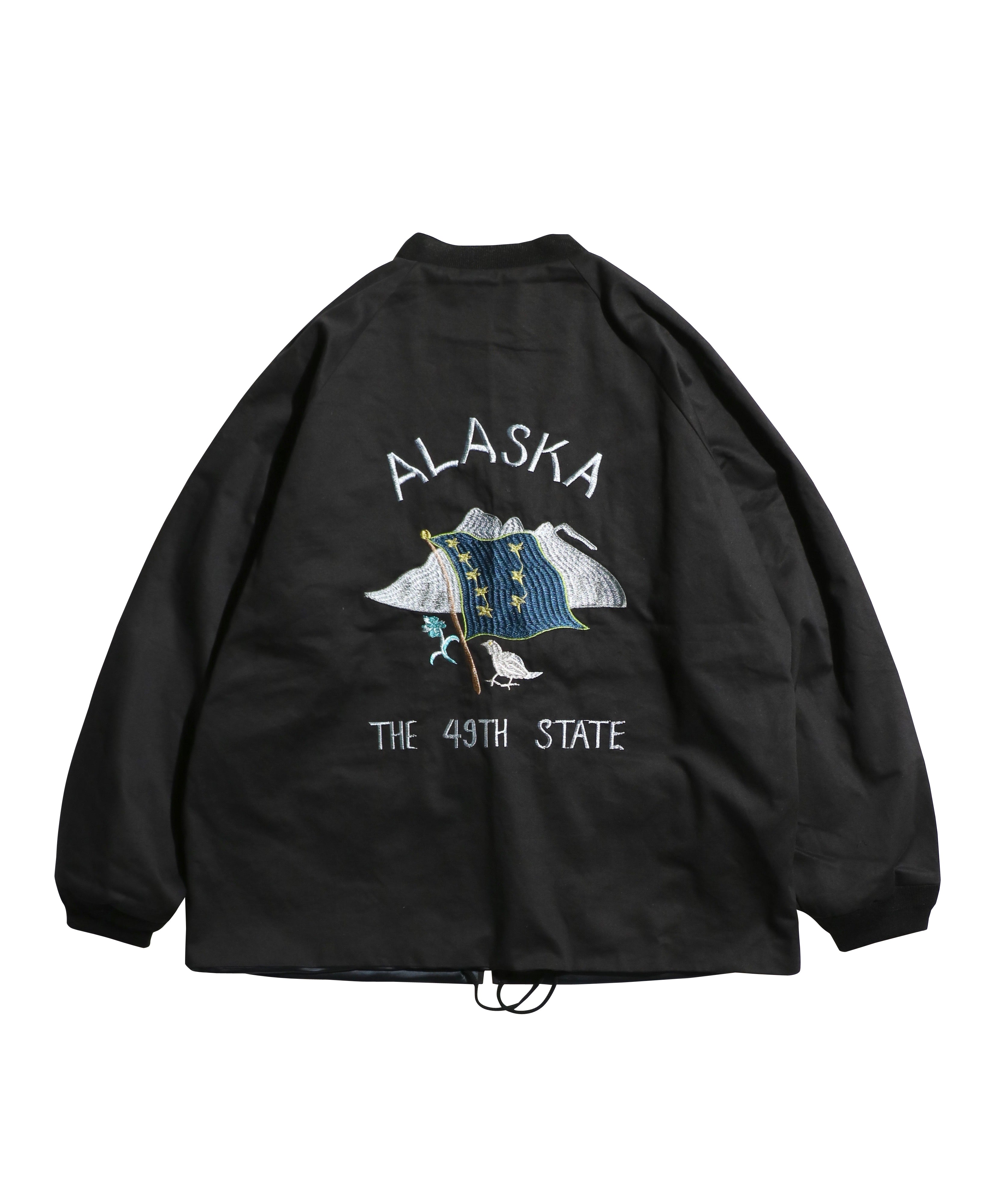 No:tl24s001 | Name:souver alaska jacket | Color:Black Sateen【THRIFTY LOOK_スリフティールック】
