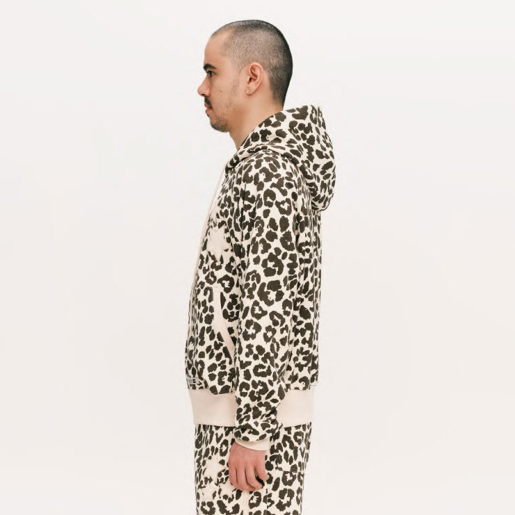 Star zip-up – Leopard | PLATEAU STUDIO