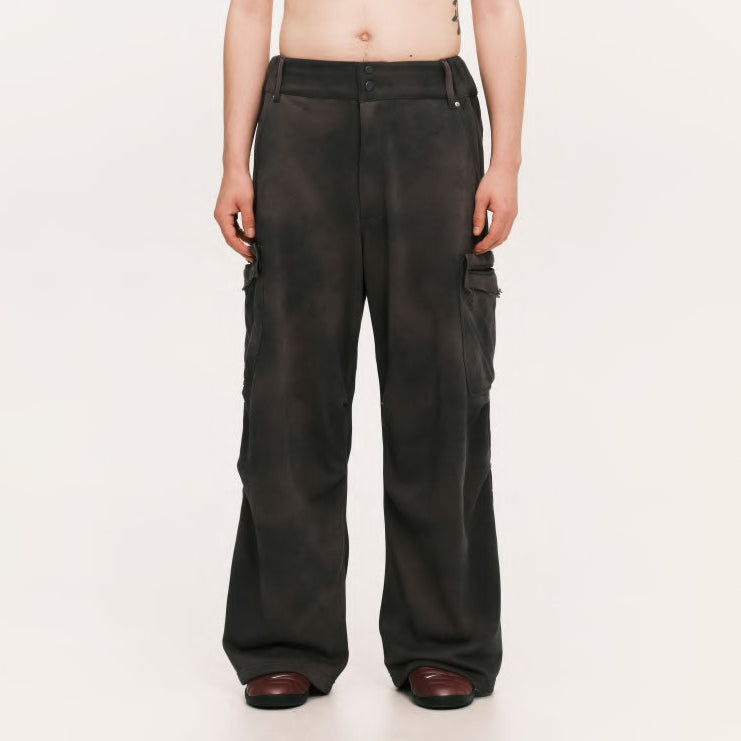 Grunge sweat cargo – Black | PLATEAU STUDIO