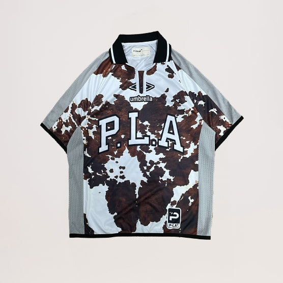 Pla25sst09_Print | Cowhide jersey | Color:Print【PLATEAU STUDIO_プラトー スタジオ】【入荷予定アイテム・入荷連絡可能】