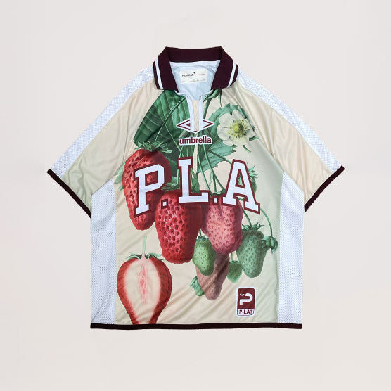 Pla25sst11_Print | Strawberry jersey | Color:Print【PLATEAU STUDIO_プラトー スタジオ】【入荷予定アイテム・入荷連絡可能】