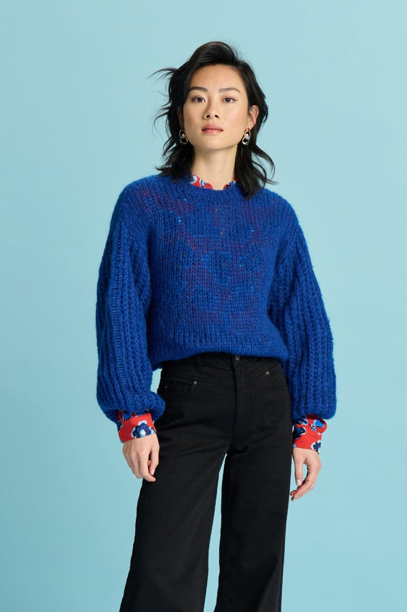 No:SP7494 | Name:PULLOVER | Color:Royal Blue【POM AMSTERDAM_ポムアムステルダム】