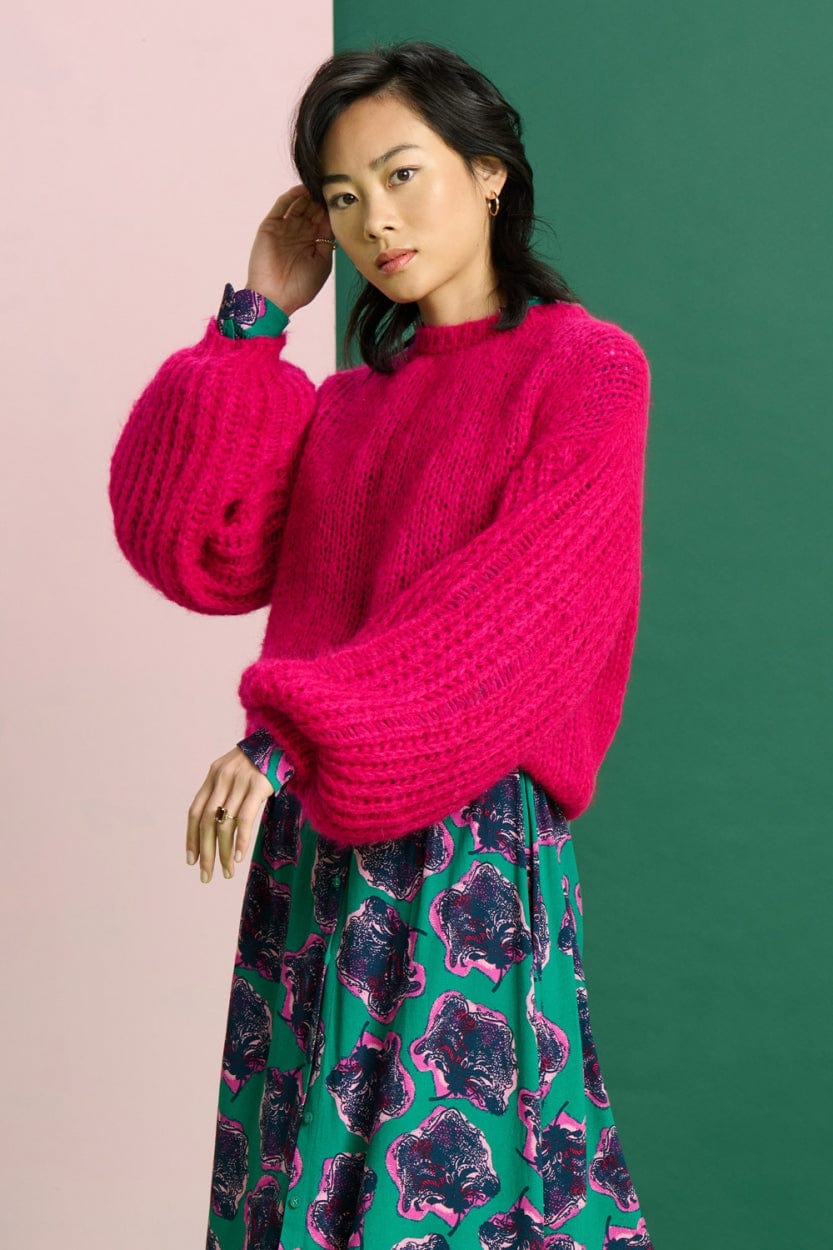 No:SP7440 | Name:PULLOVER | Color:Fiery Pink【POM AMSTERDAM_ポムアムステルダム】
