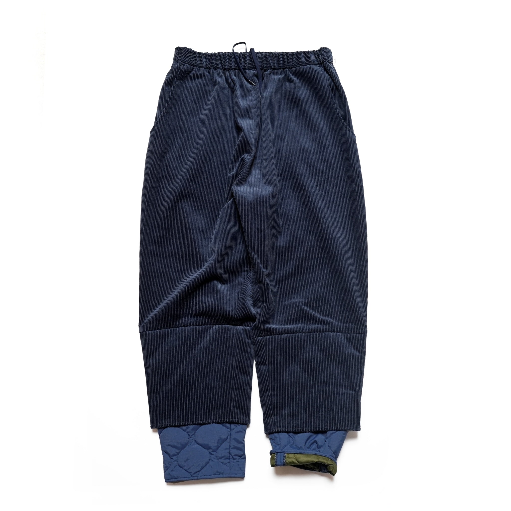 SF24AW-02_BLUE | Layer Corduroy Pants | Color:Blue【STOF_ストフ】