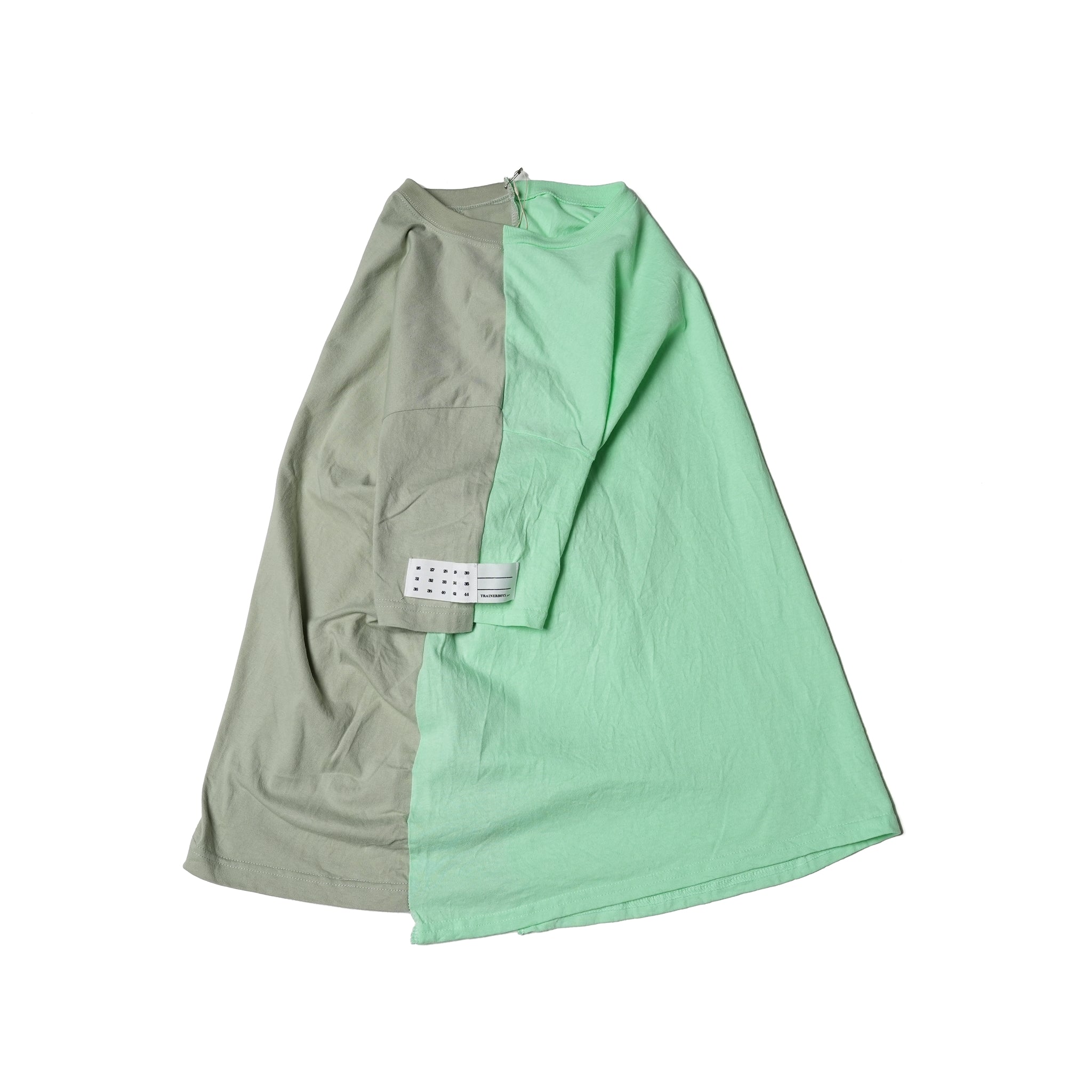 No:tb-t0200_lgreen | Name:ALL ROUND T-shirts | Color:L.green【TRAINERBOYS_トレーナーボーイズ】