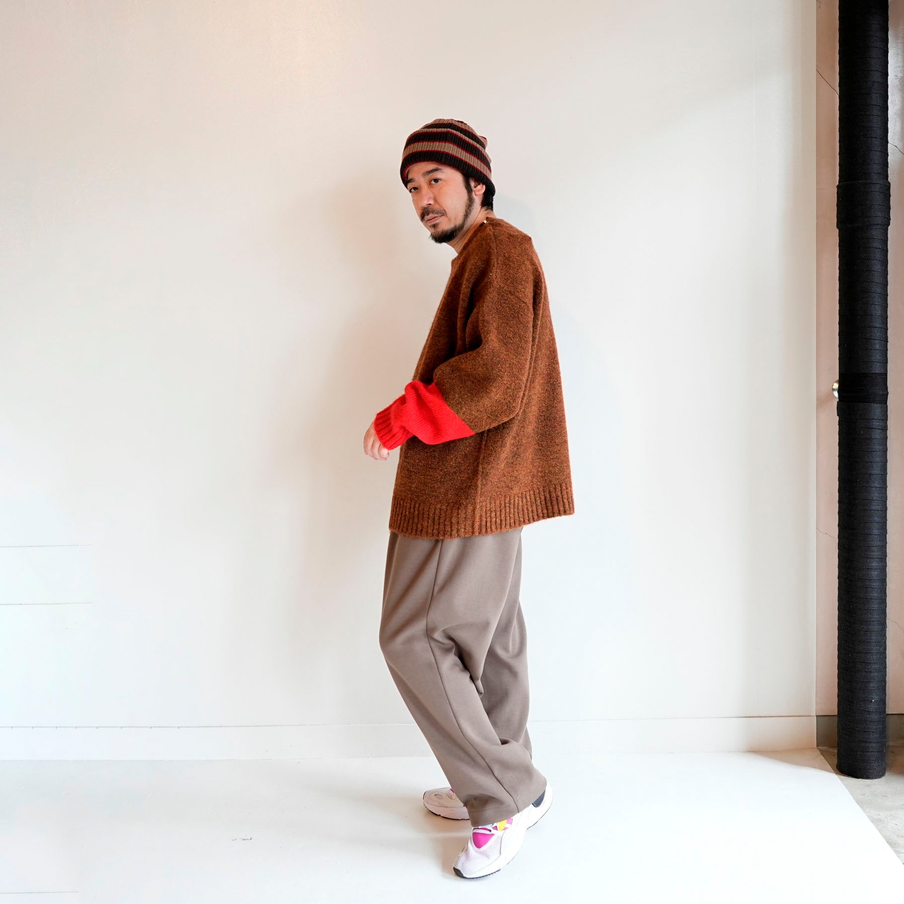 VOO-1208_CAMEL | VOOHAIR JUMPER | Color:Camel【VOO_ヴォー】