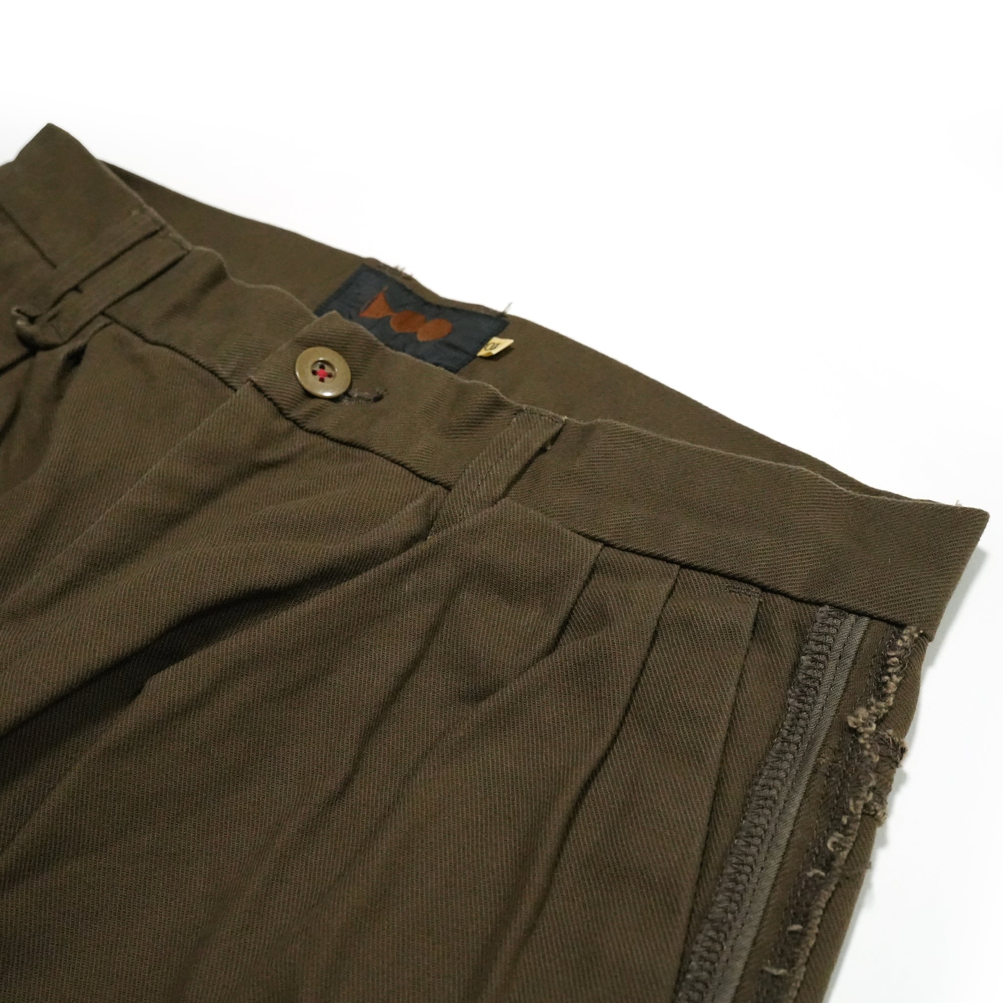No:VOO-1153 | Name:TRICK TROUSER | Color:Coffee/Black【VOO_ヴォー】