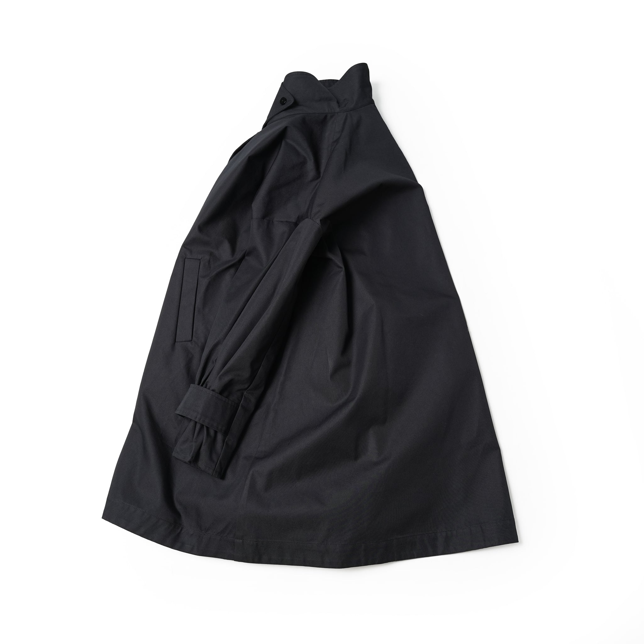 No:WHT23FJK4026_b | Name:Tent Line Coat | Color:Black【WHYTO _ホワイト】